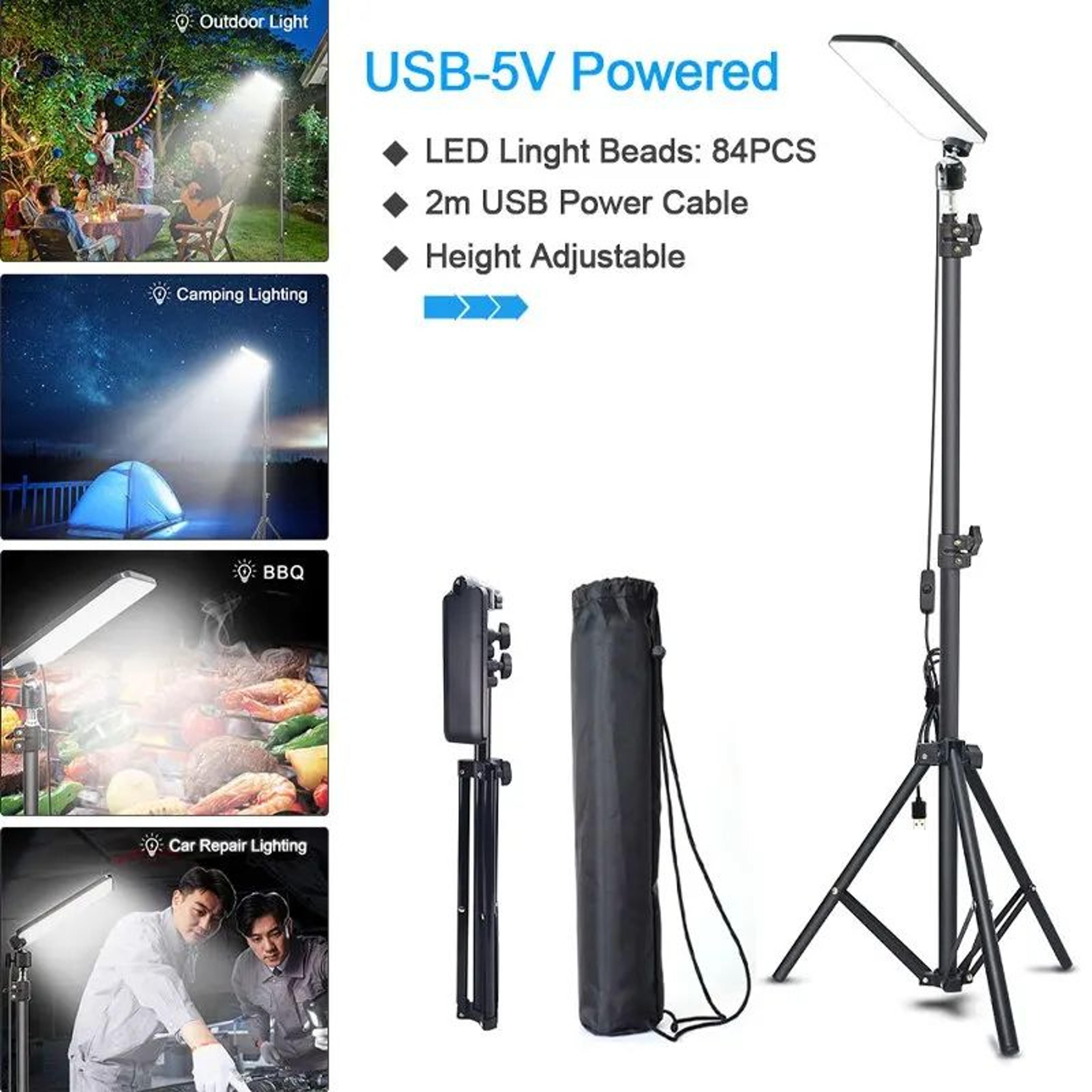 Telescopic Tripod LED Camping Work Light 3