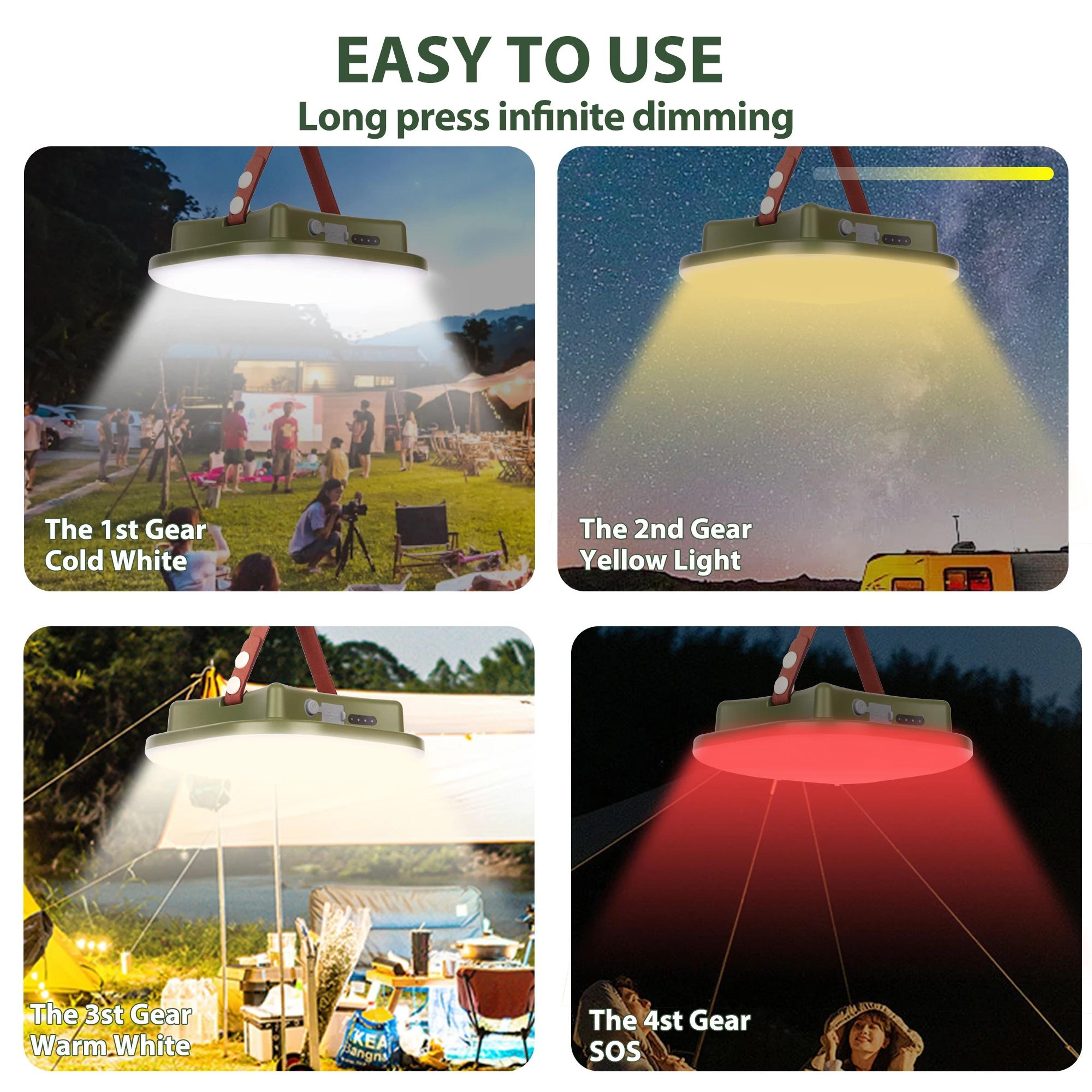 MOSLIGHTING 13500mAh Magnetic Camping Light 4