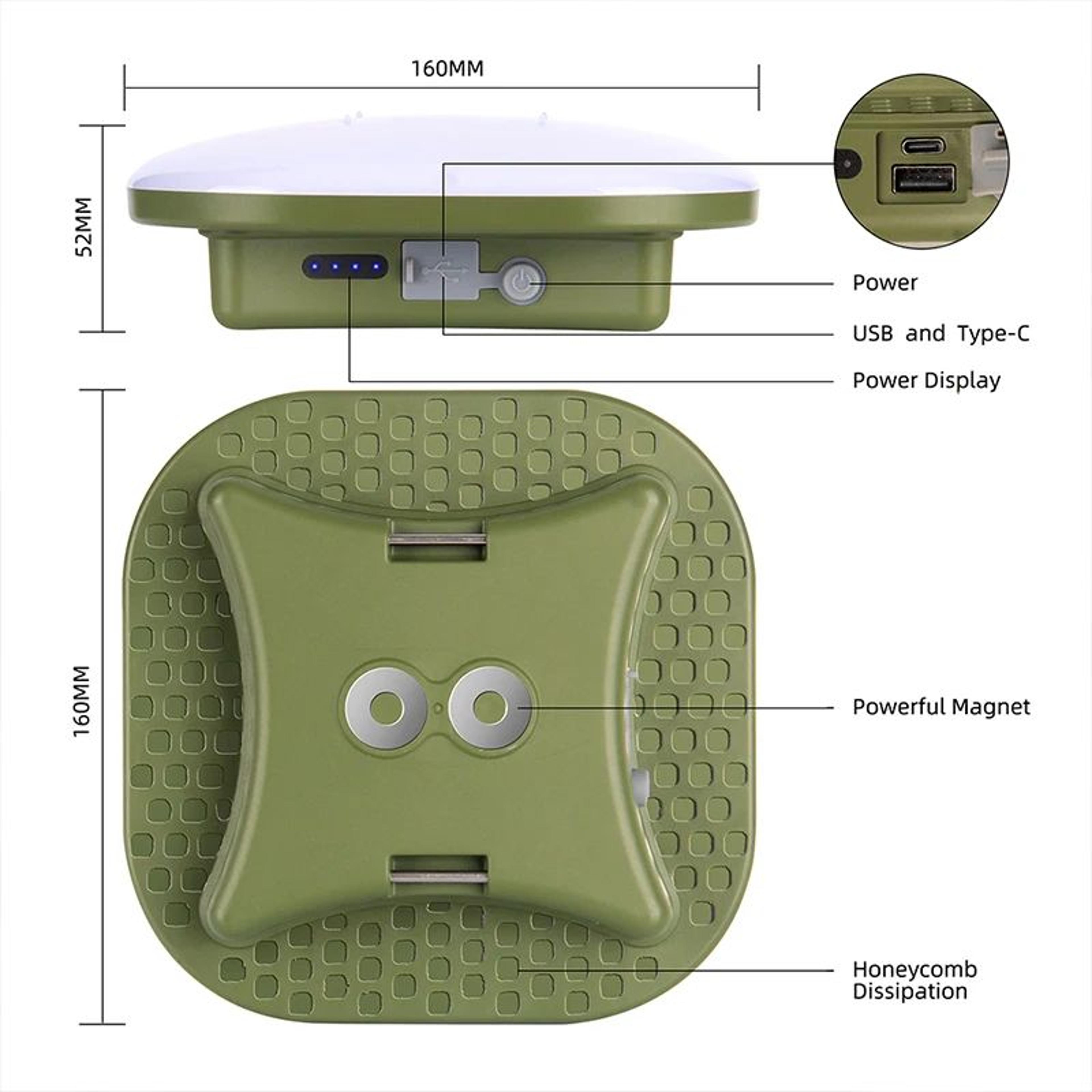 MOSLIGHTING 13500mAh Magnetic Camping Light 5