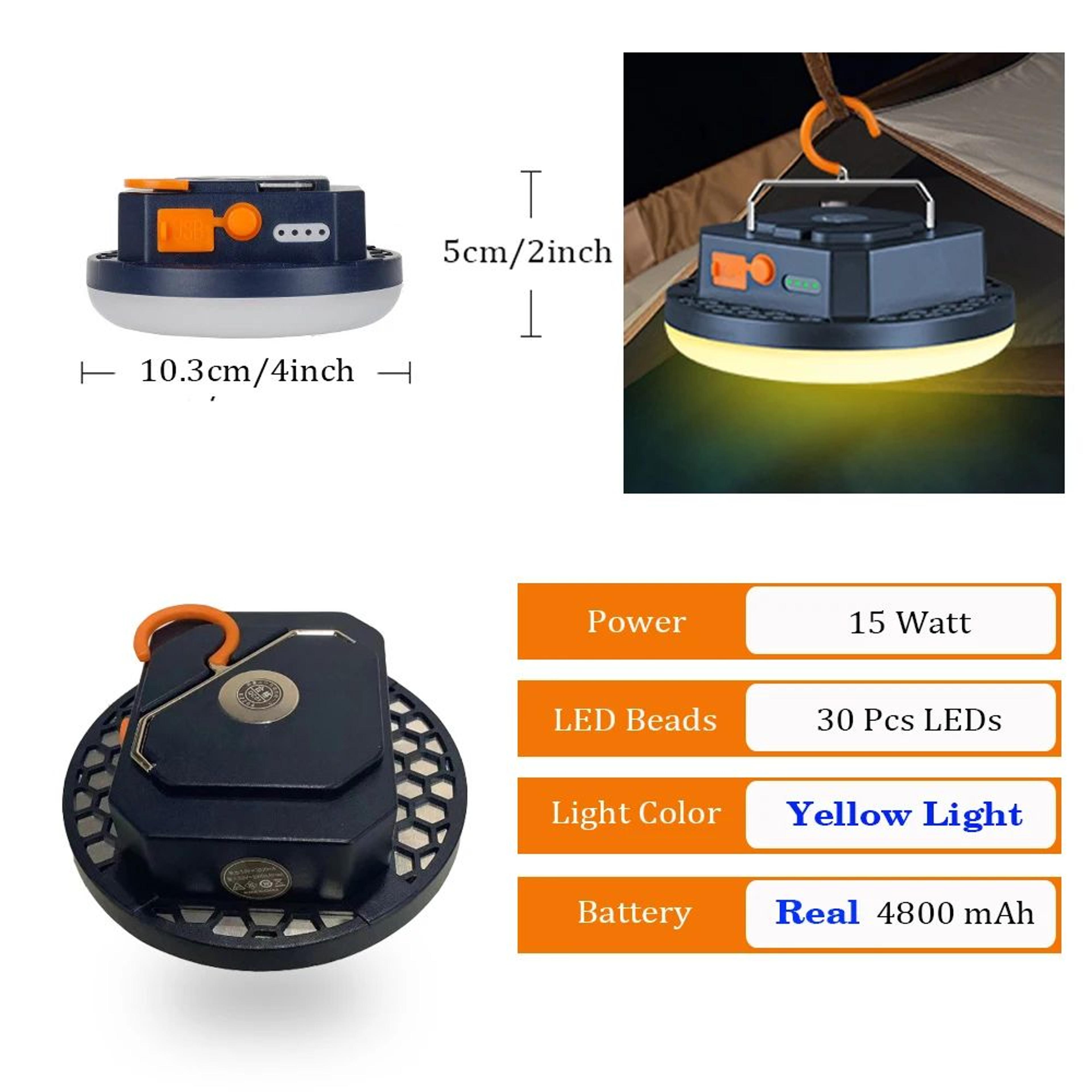 13500mAh Magnetic Rechargeable Work Lantern 6