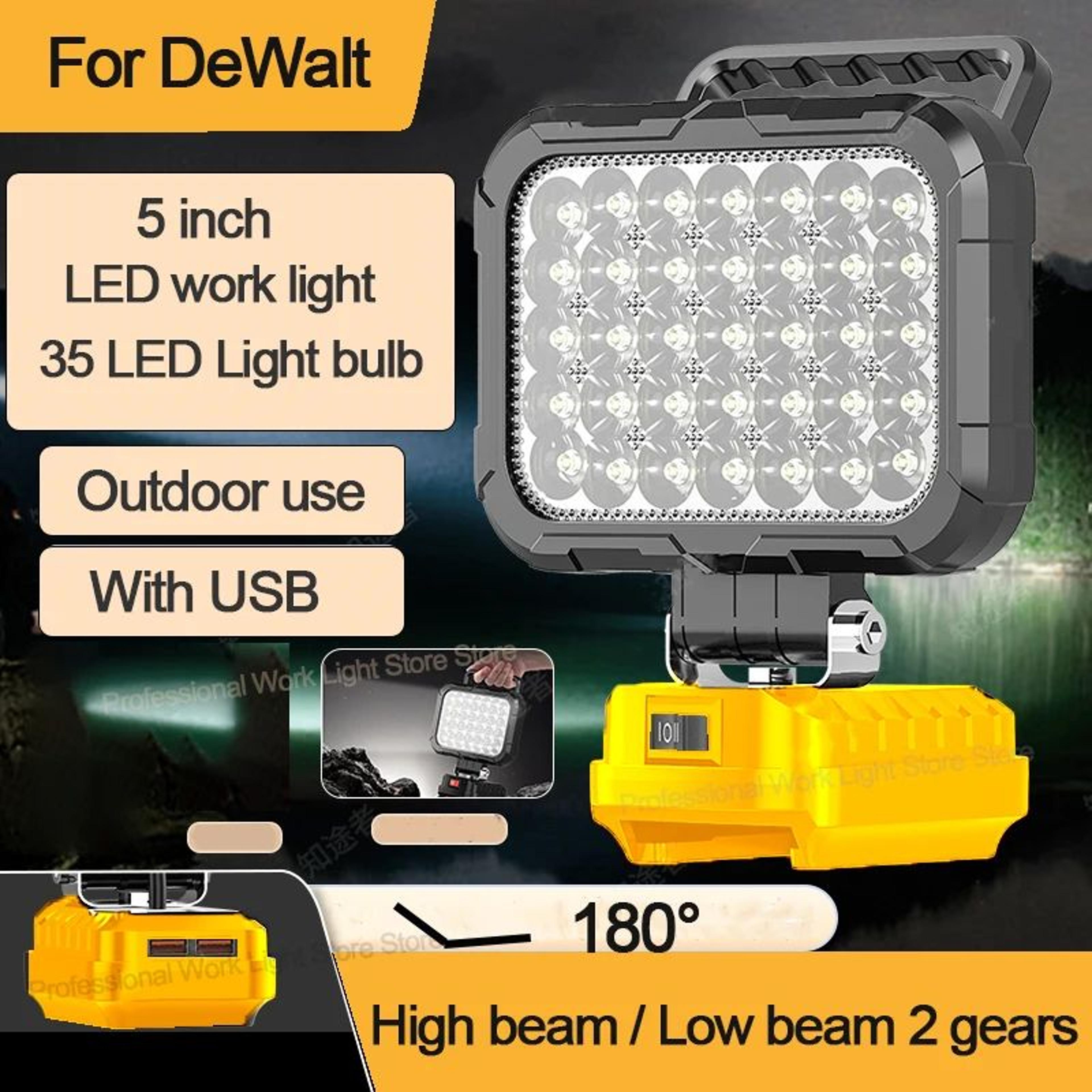 5400LM DeWalt Compatible LED Work Light 1