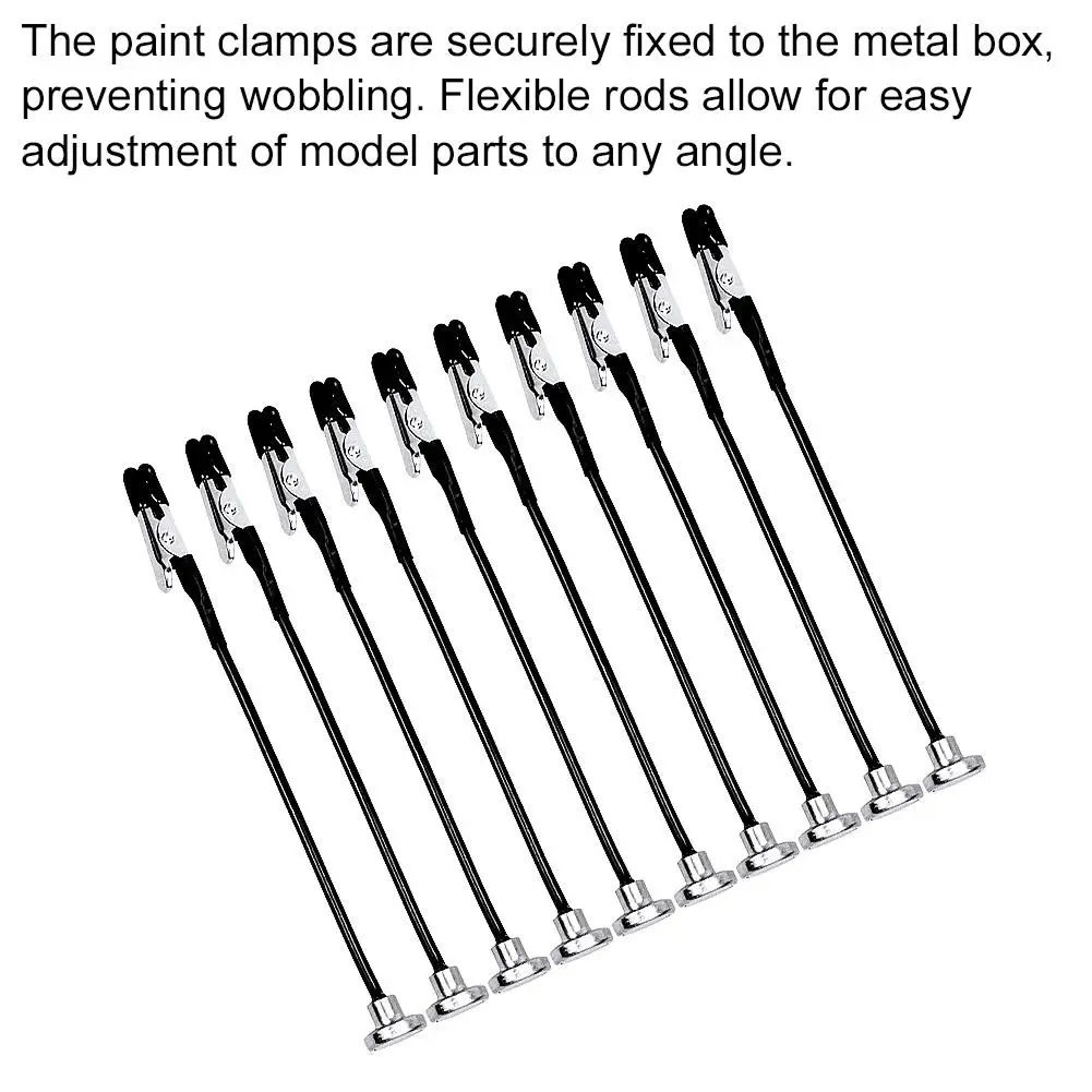12 Piece Magnetic Model Painting Stand 2