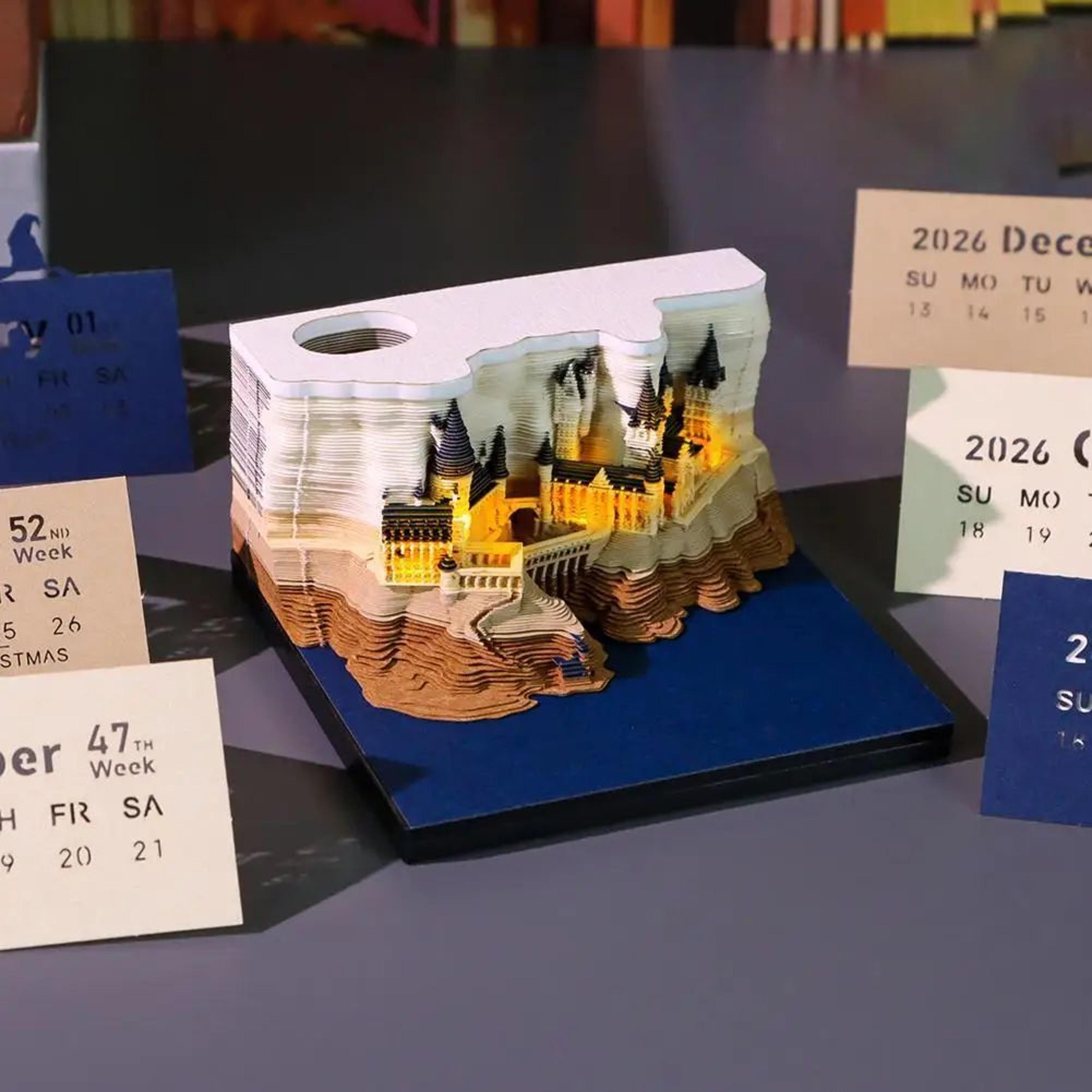 2026 Treehouse 3D Paper Carving Calendar 2