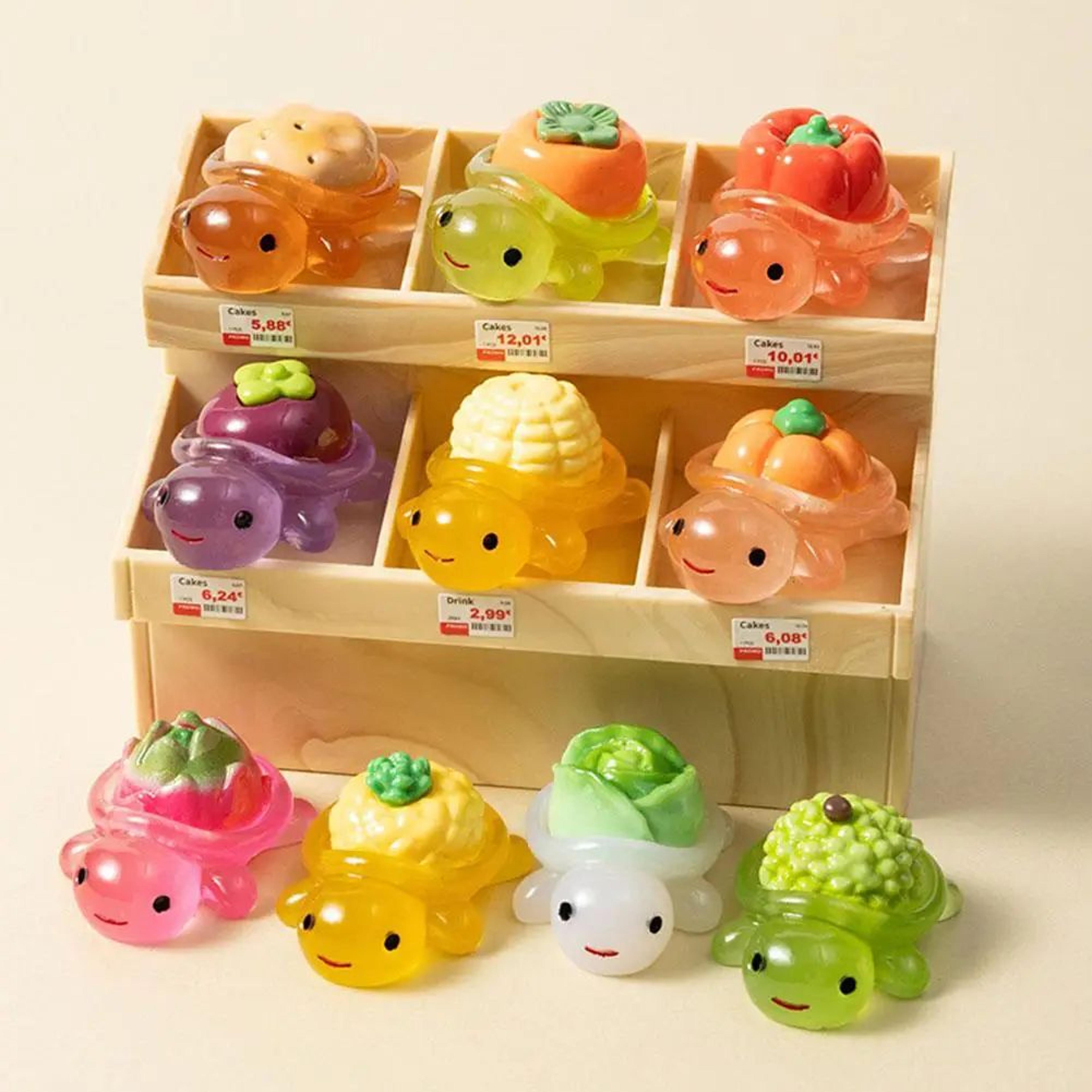 Mini Glow In The Dark Turtle Figurines 0