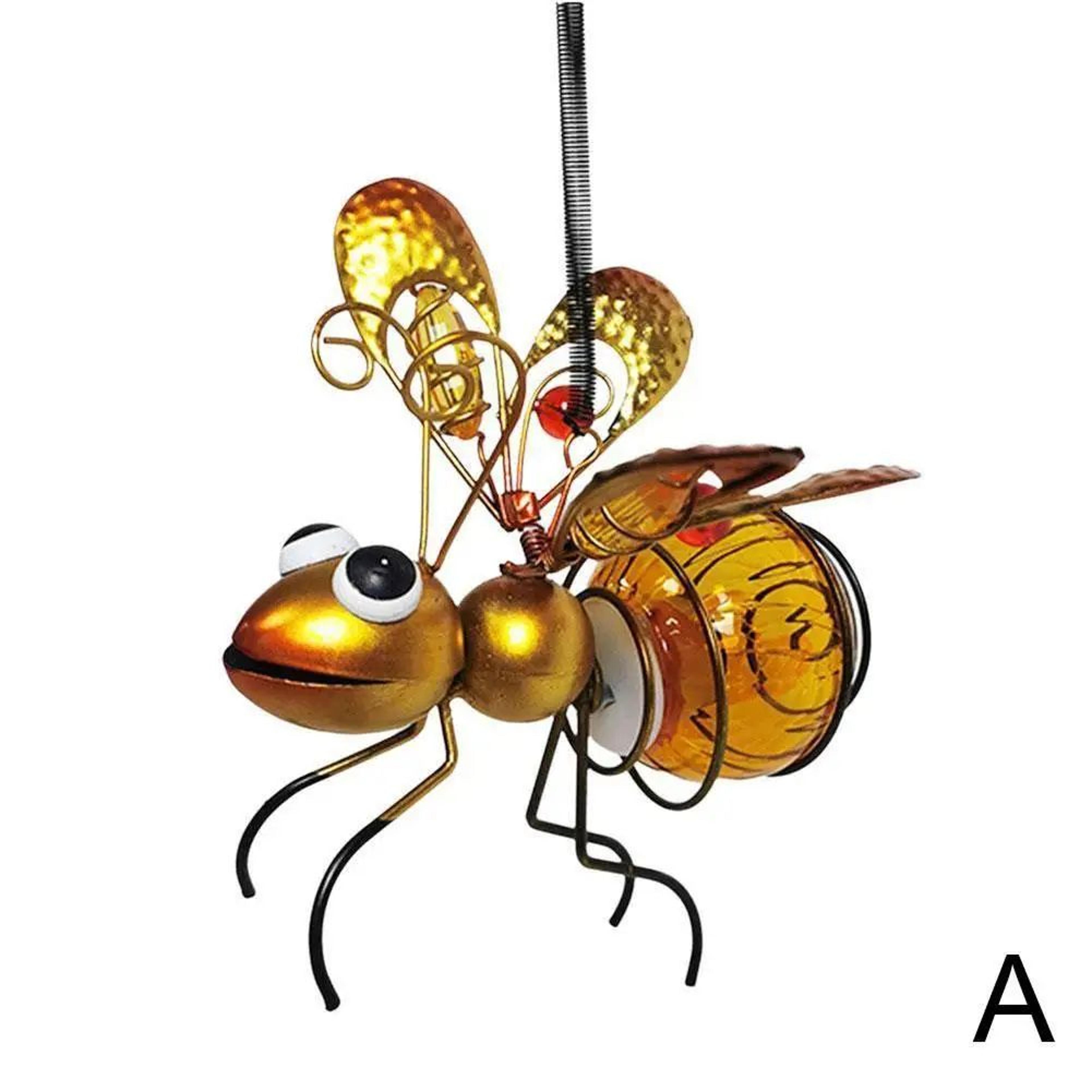 Solar Hanging Flying Insect Garden Light 6