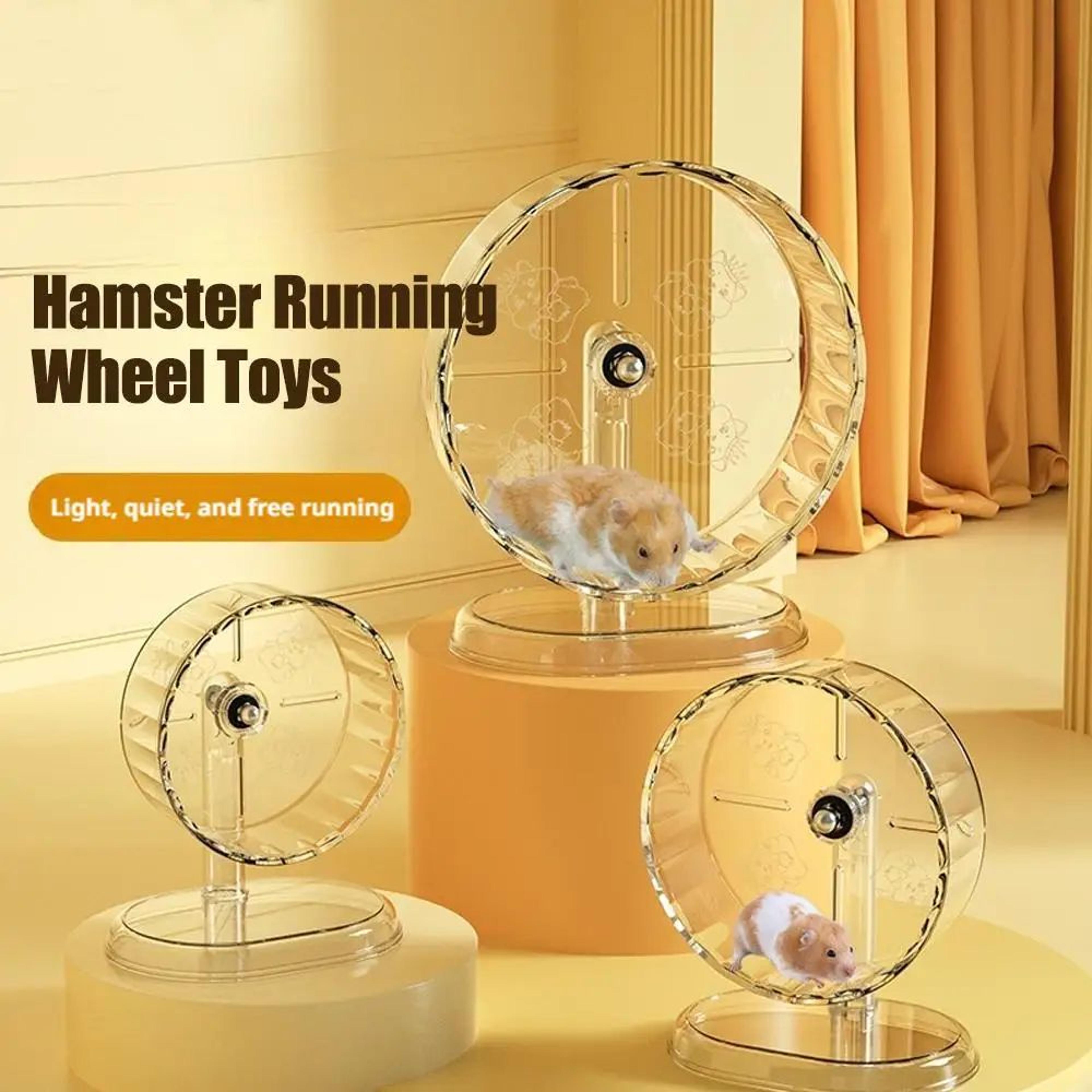 Transparent Silent Hamster Running Wheel 1