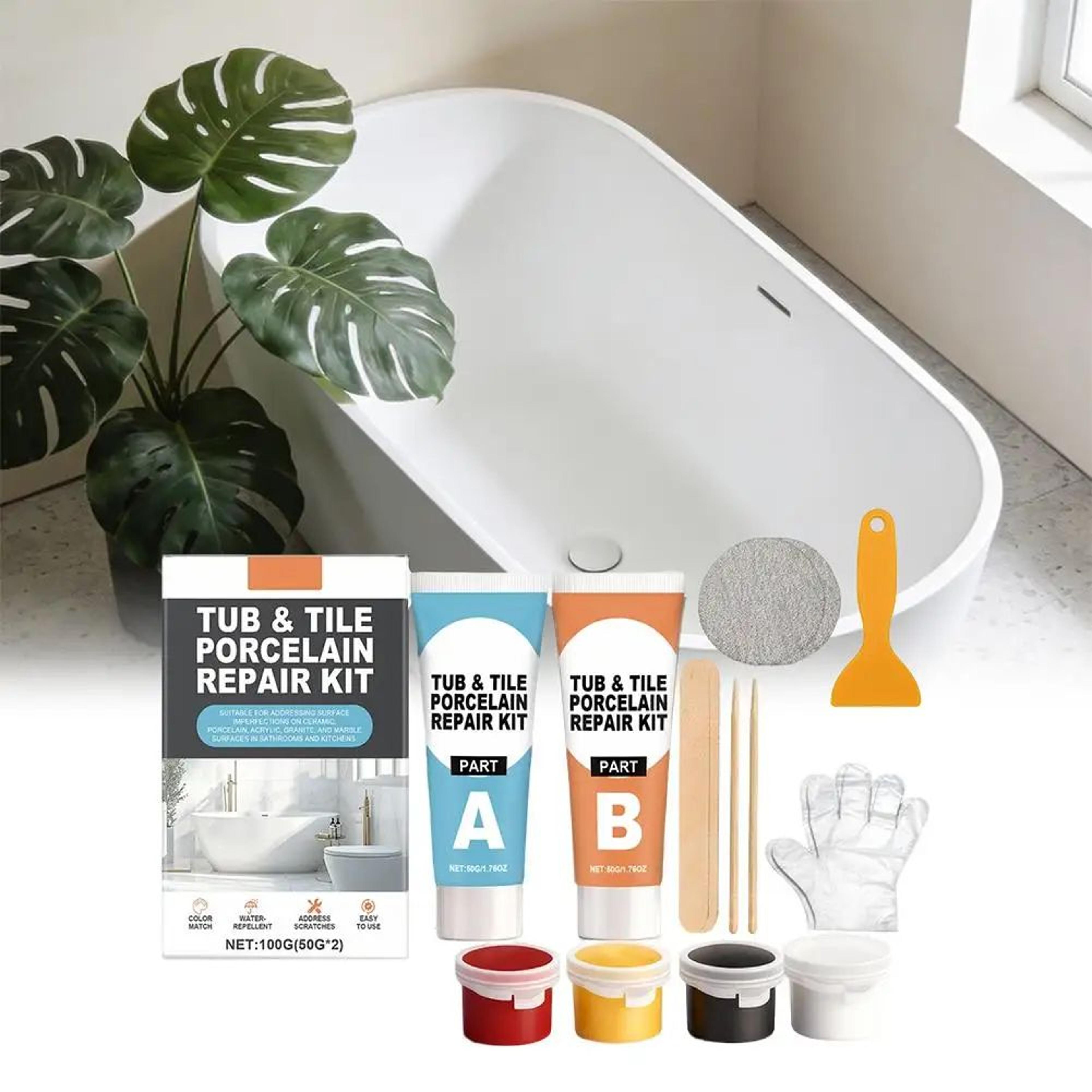 Tub Tile And Porcelain Repair Kit 1