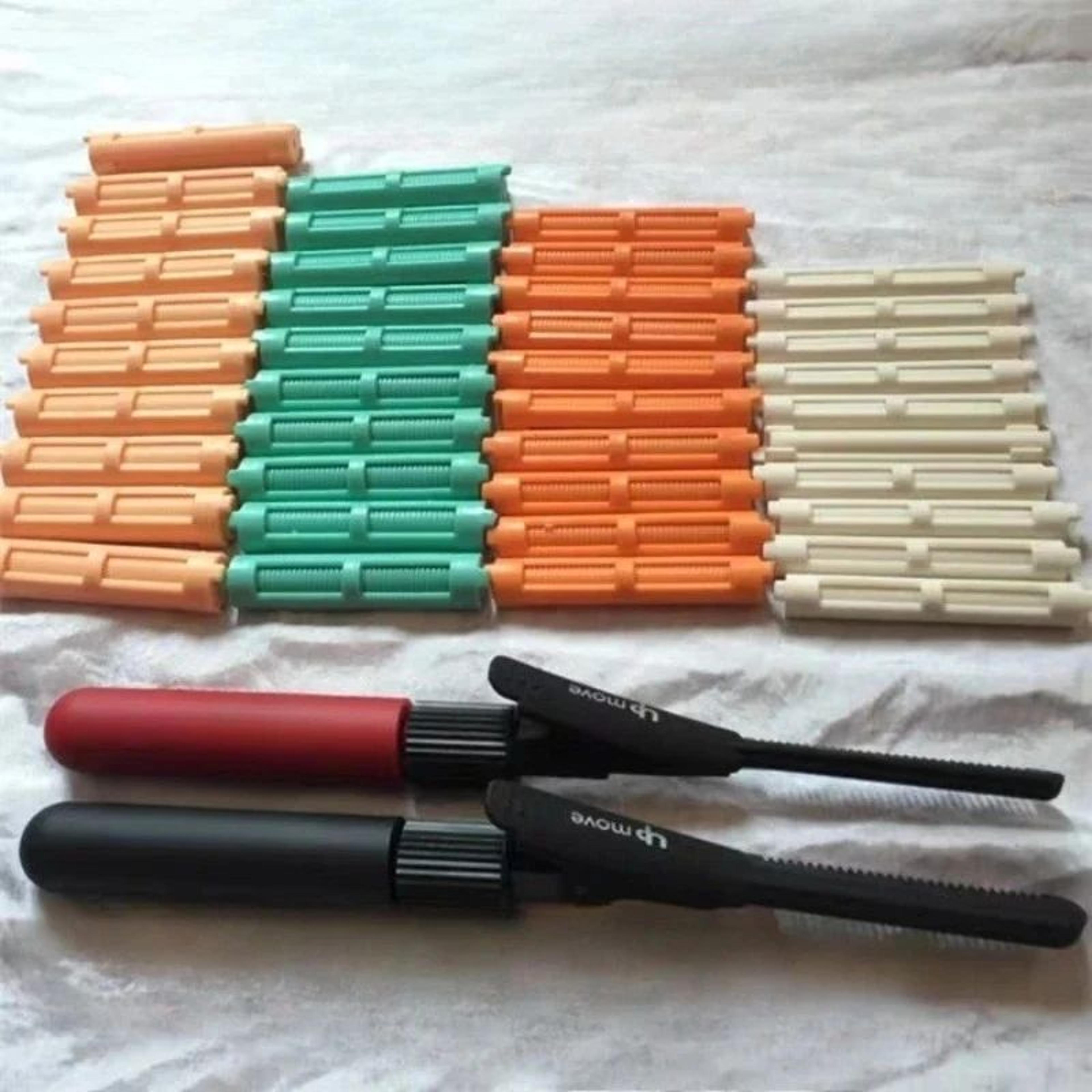 heatless flexi rod hair curler set