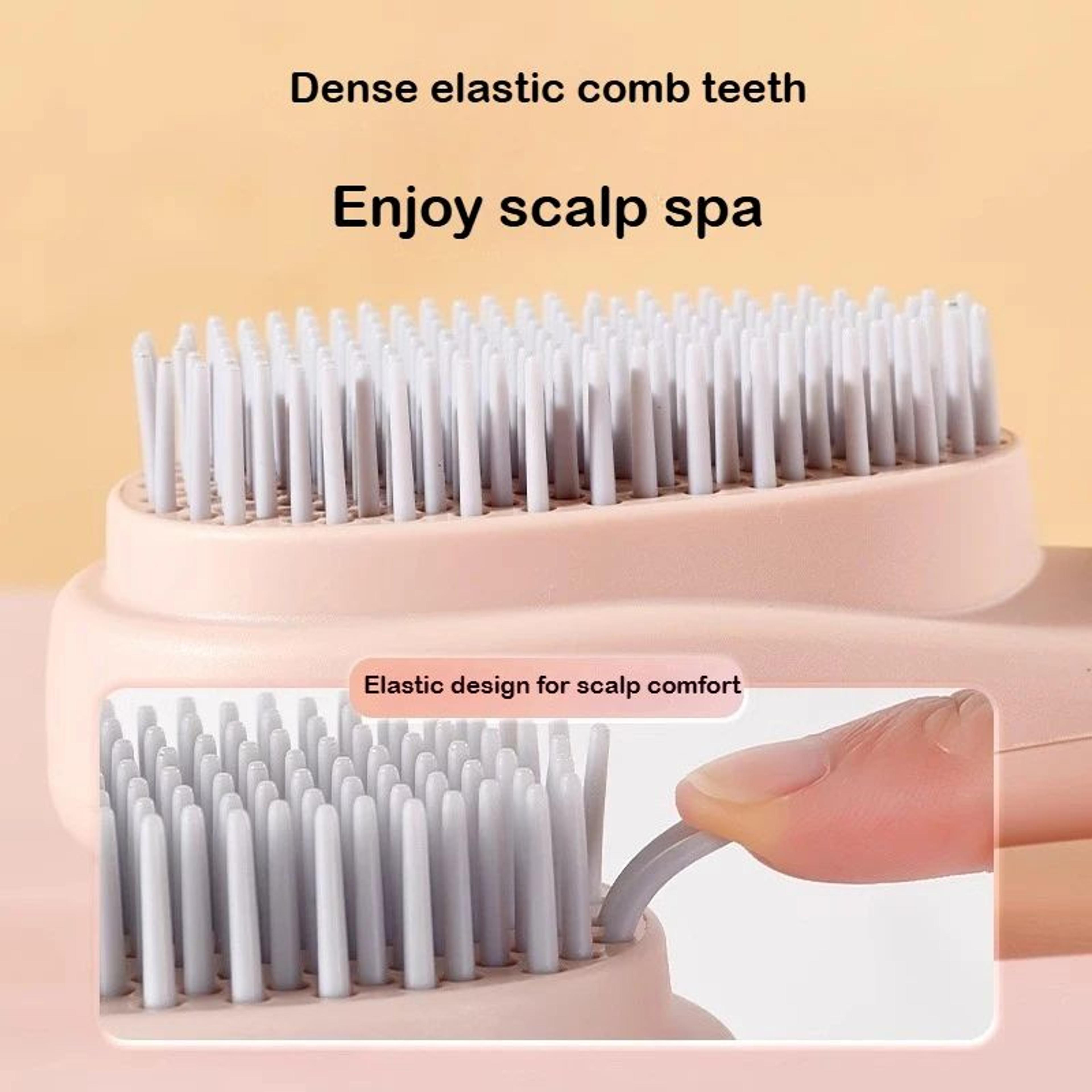Retractable Self Cleaning Scalp Massage Comb 3