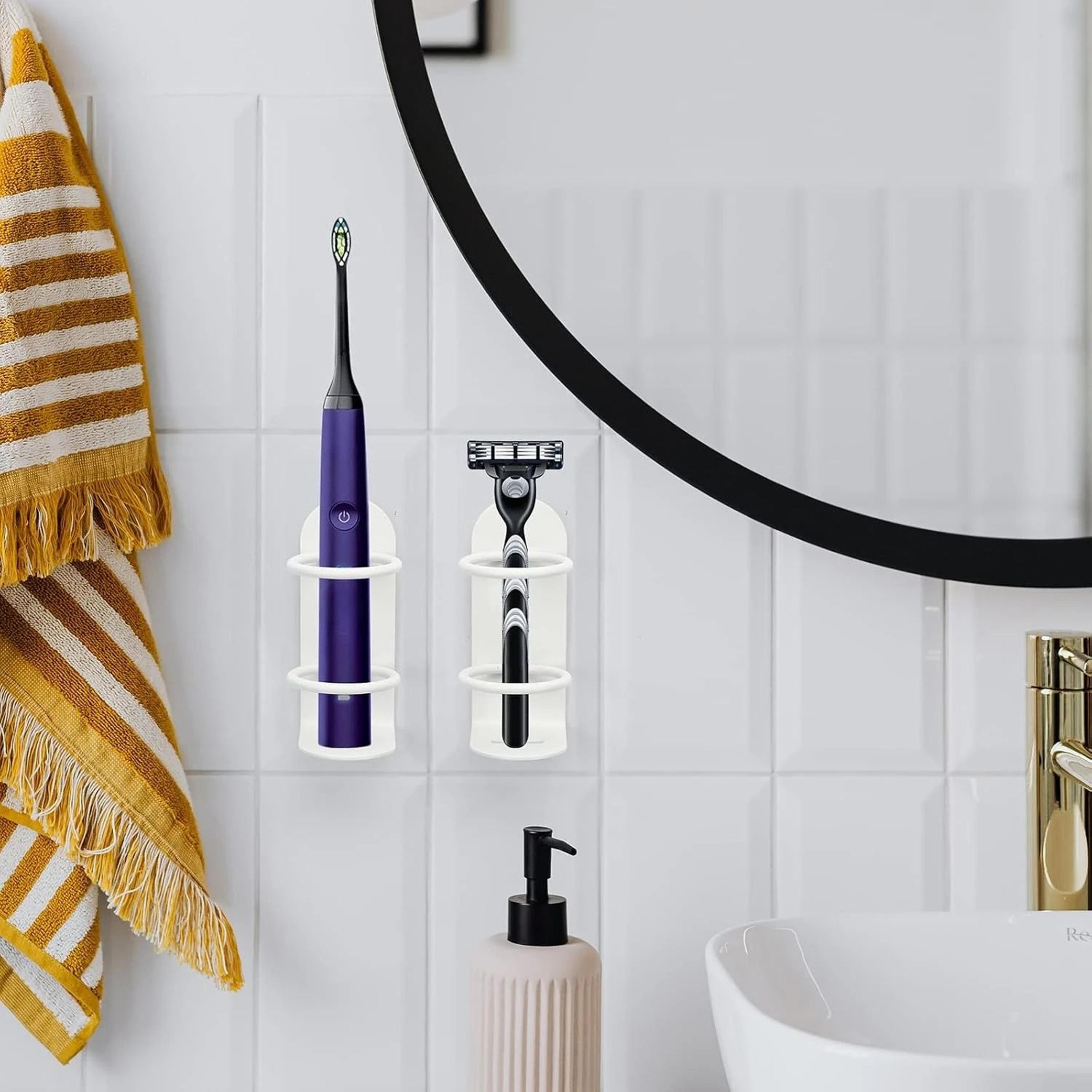 No Drill Wall Mounted Bathroom Organizer 1