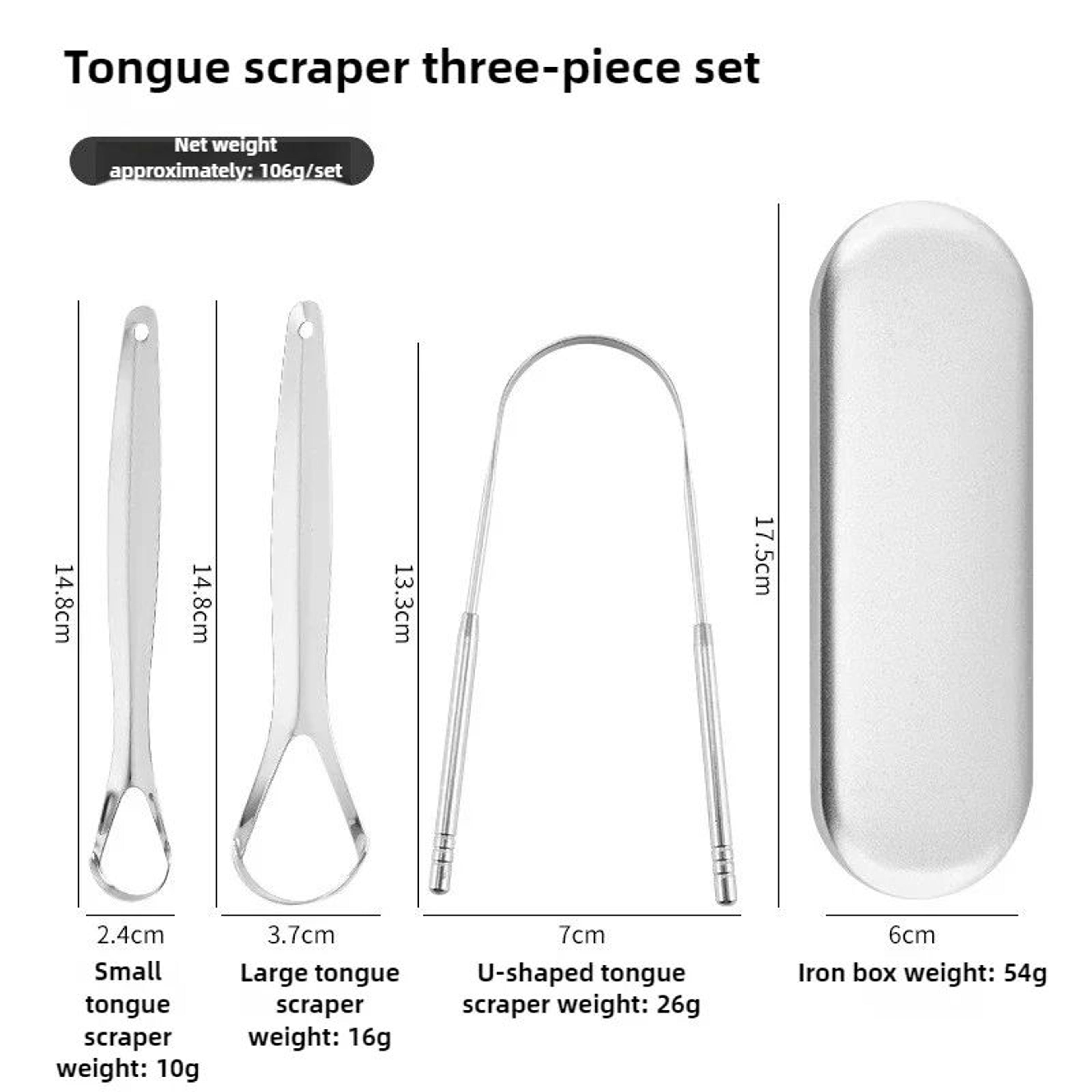 Reusable Stainless Steel Tongue Scraper 6