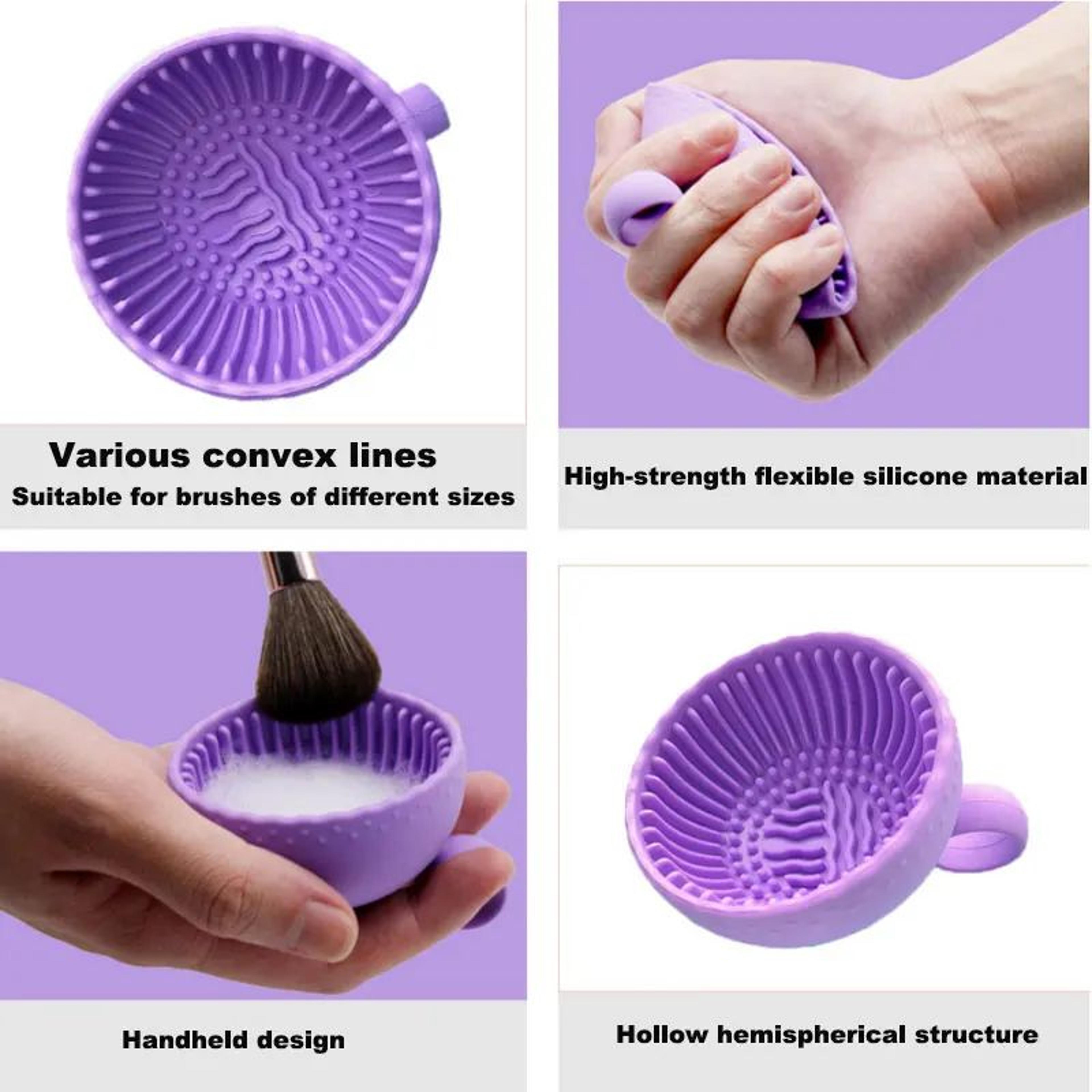 Foldable Silicone Makeup Brush Cleaning Bowl 3