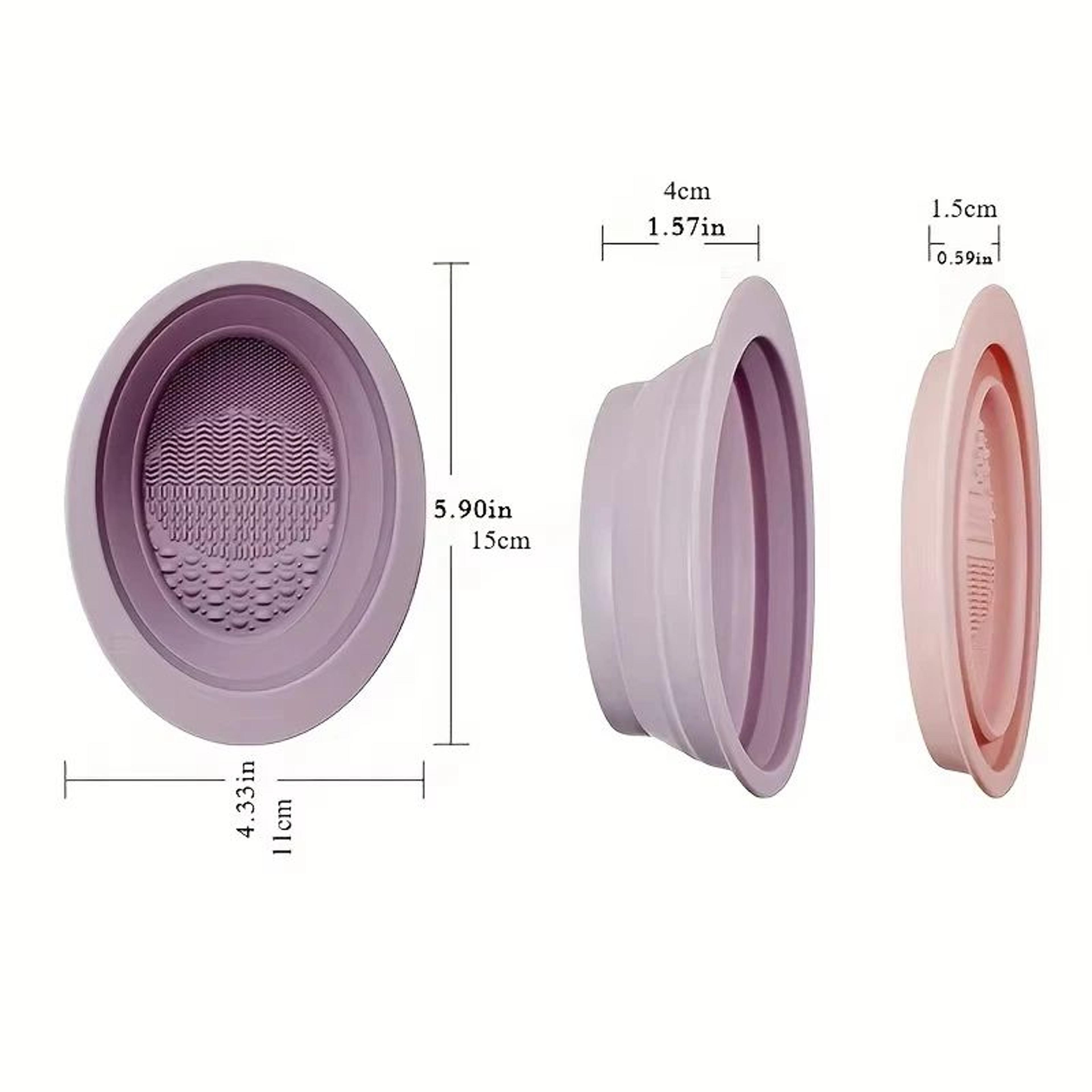 Portable Silicone Makeup Brush Cleaning Bowl 5