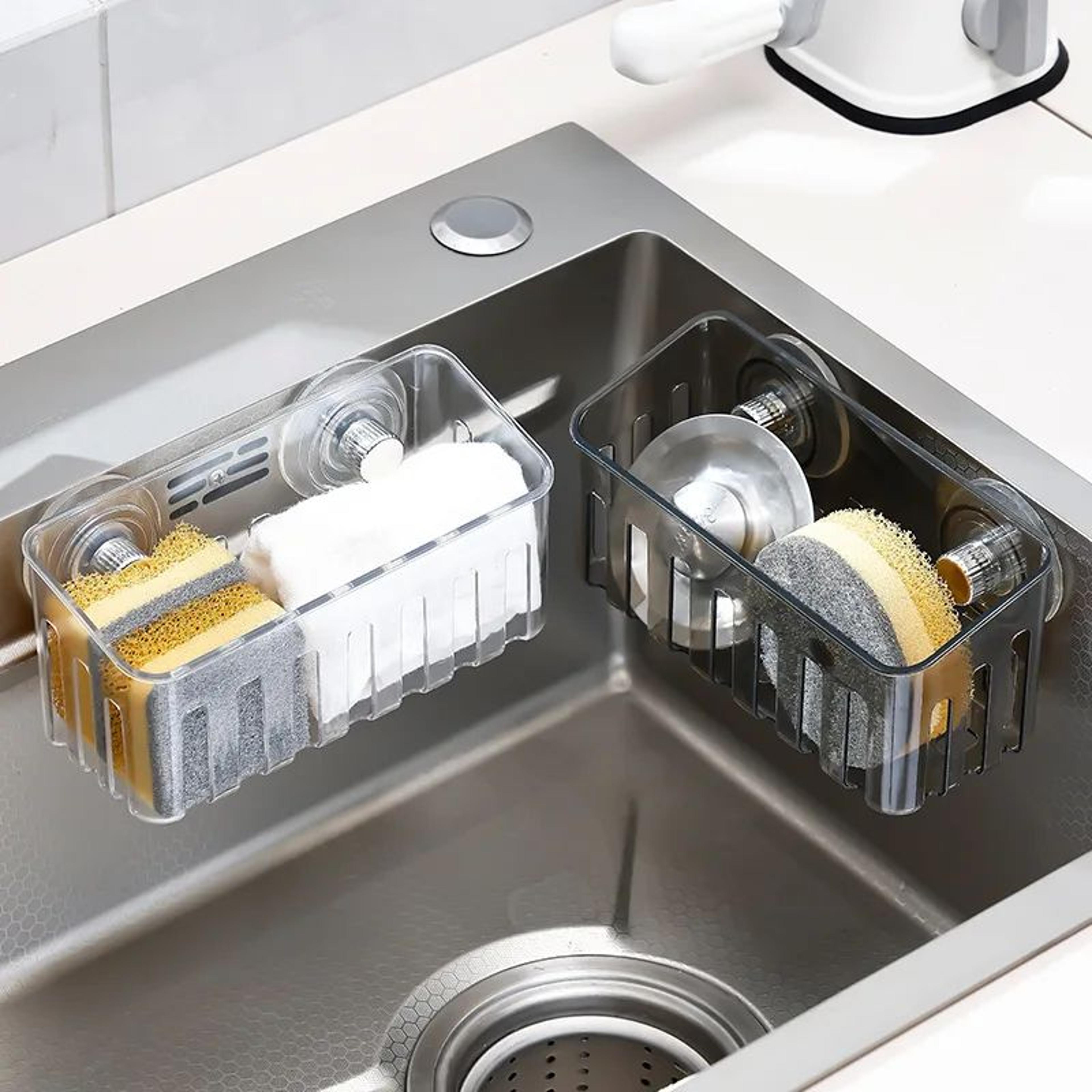 Suction Cup Sink Caddy Organizer 0