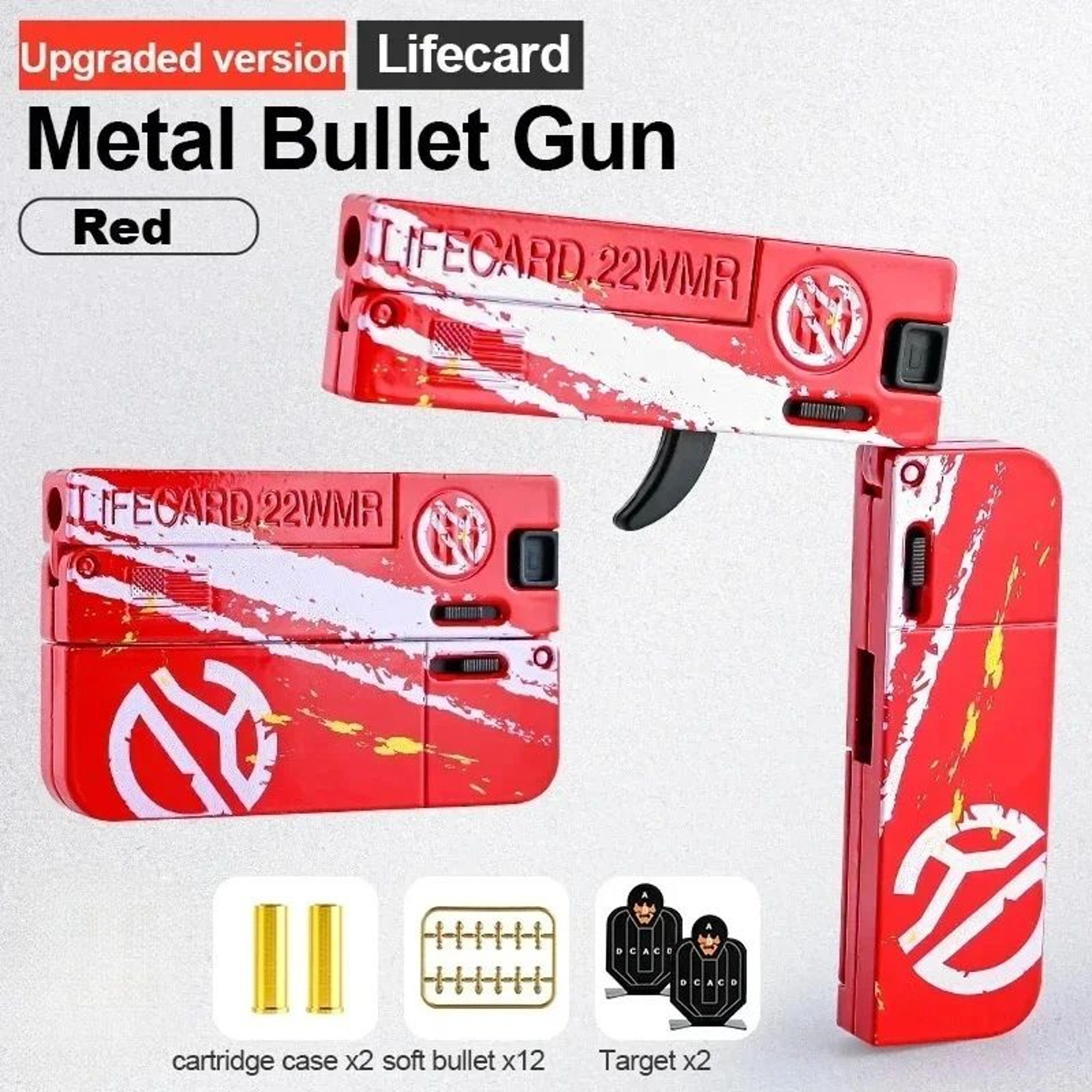 Folding Metal Soft Dart Blaster Toy 6