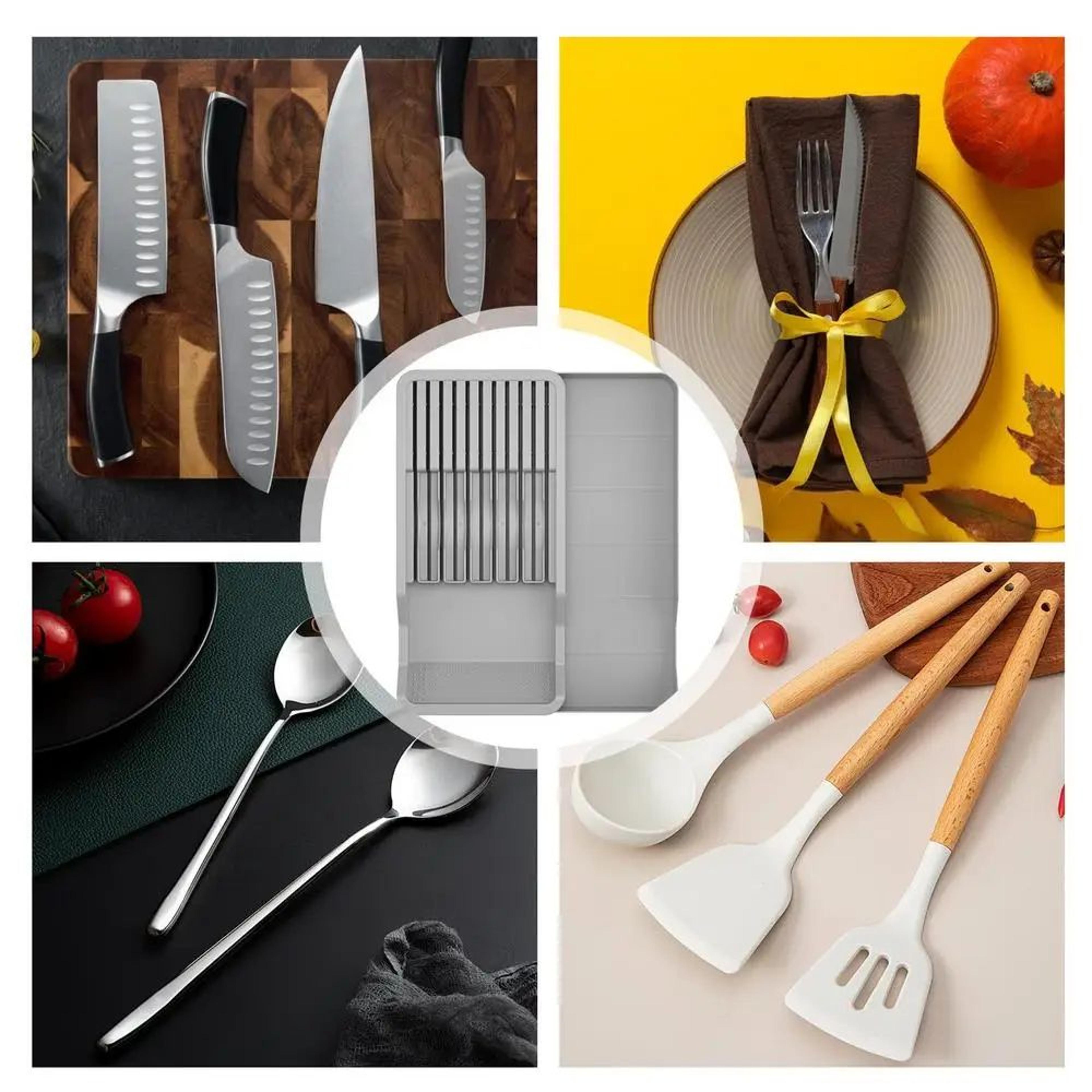 Adjustable Cutlery Drawer Organizer 1