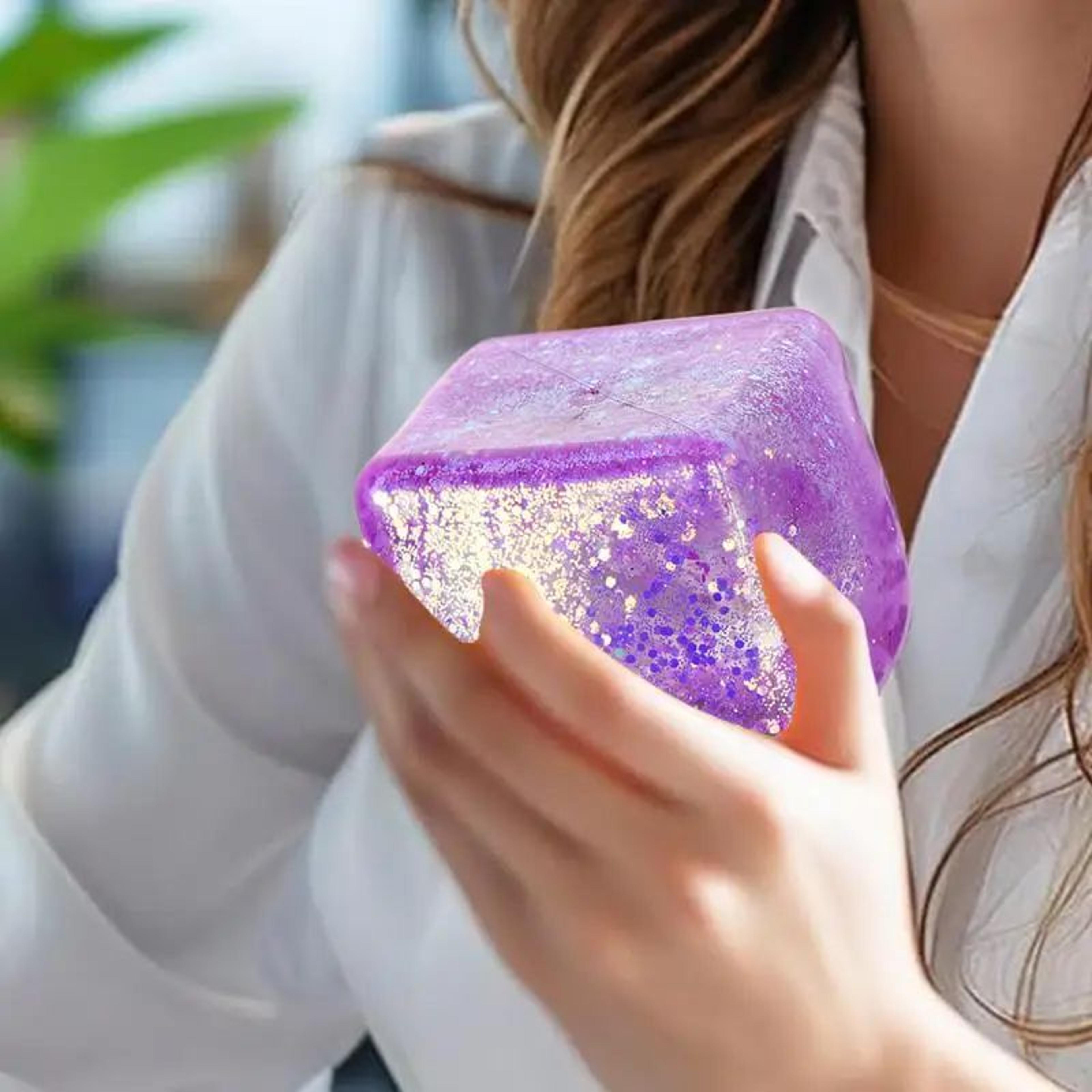 Slow Rebound Colorful Cube Squeeze Toy 5