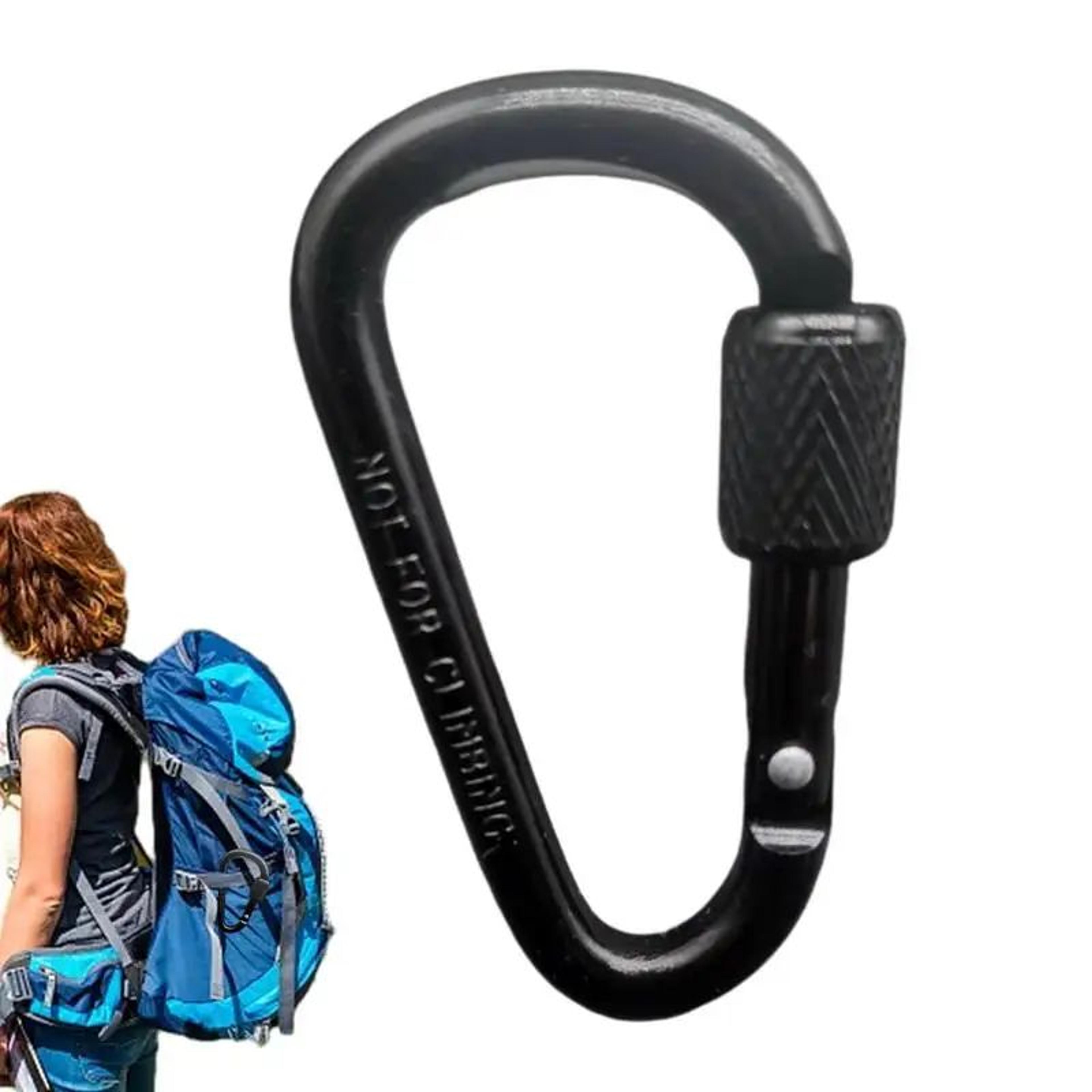 Locking Aluminum D Shape Carabiner Clip 2