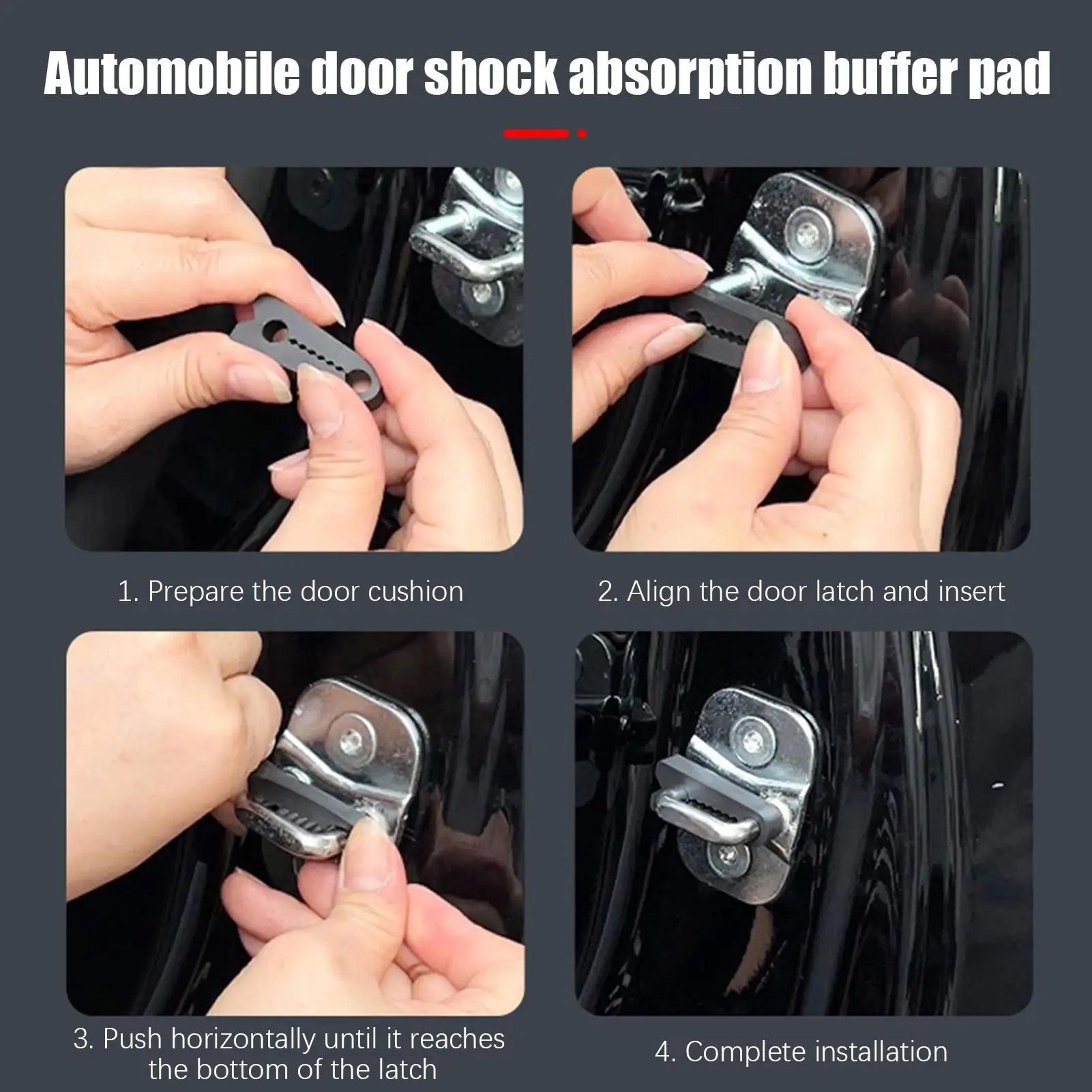 4 Piece Silicone Car Door Latch Buffers 2