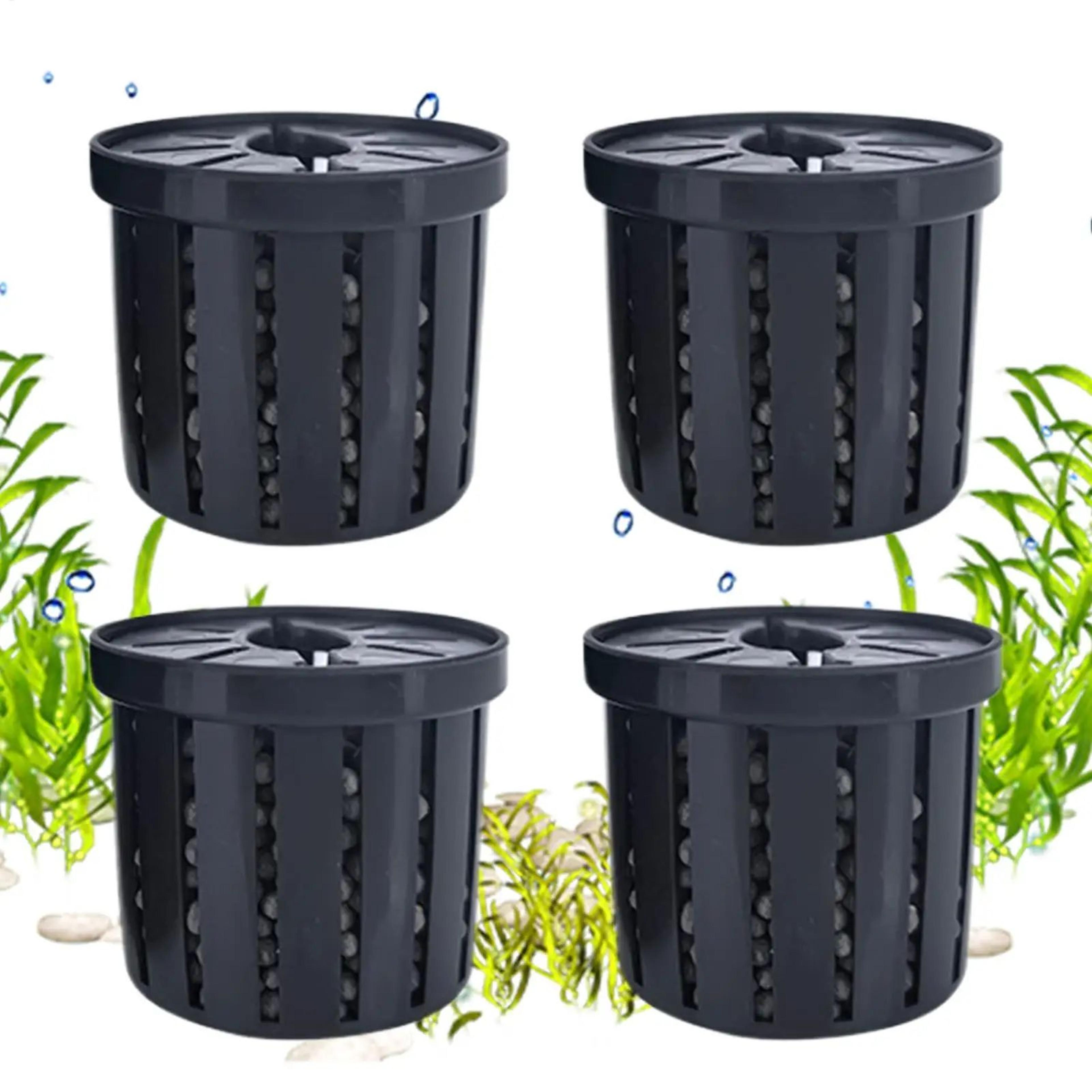 4 Piece Aquarium Hydroponic Plant Baskets 1