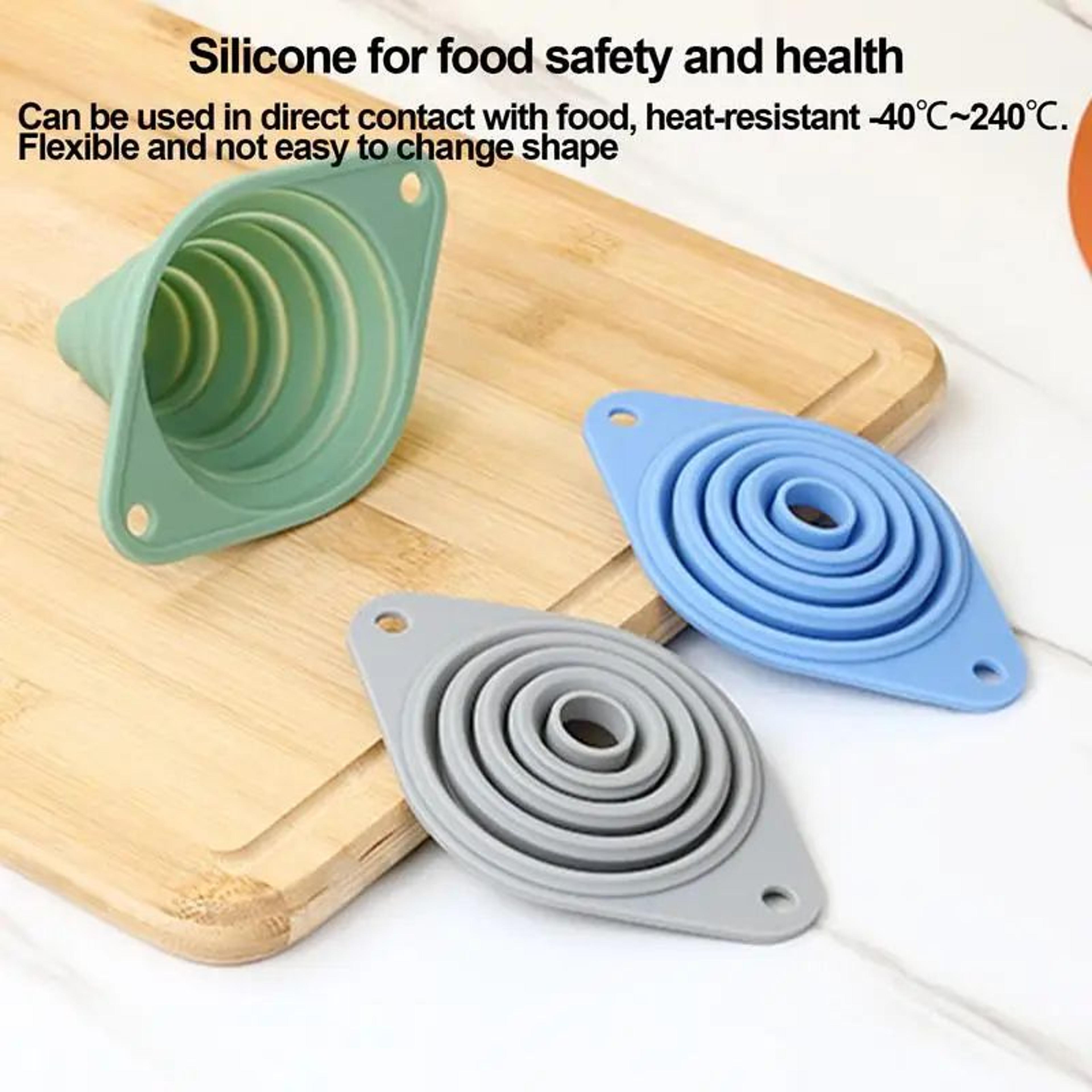 Collapsible Silicone Kitchen Funnel 3