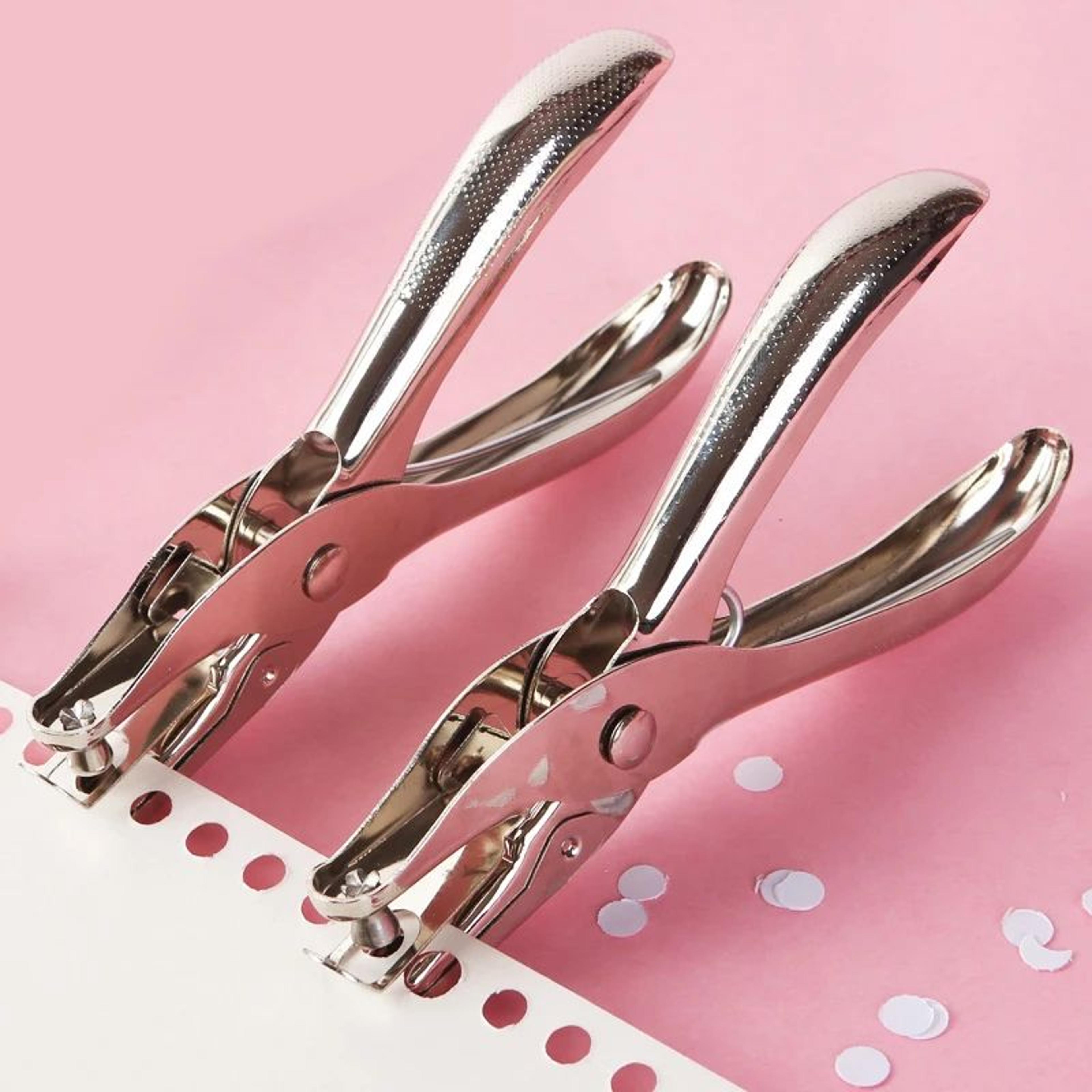 compact metal single hole punch