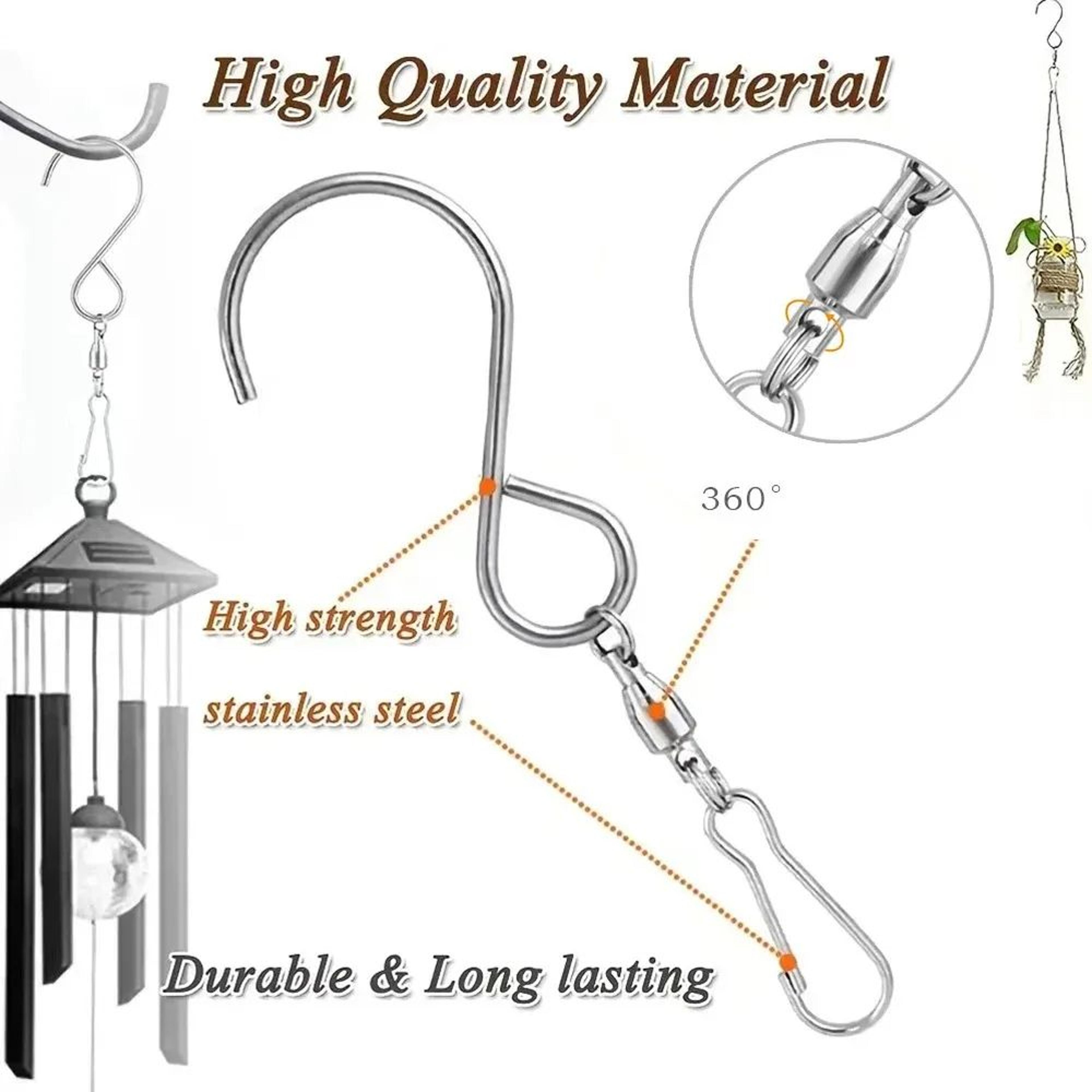 8 Piece Rotating Swivel Hanging Hooks 3