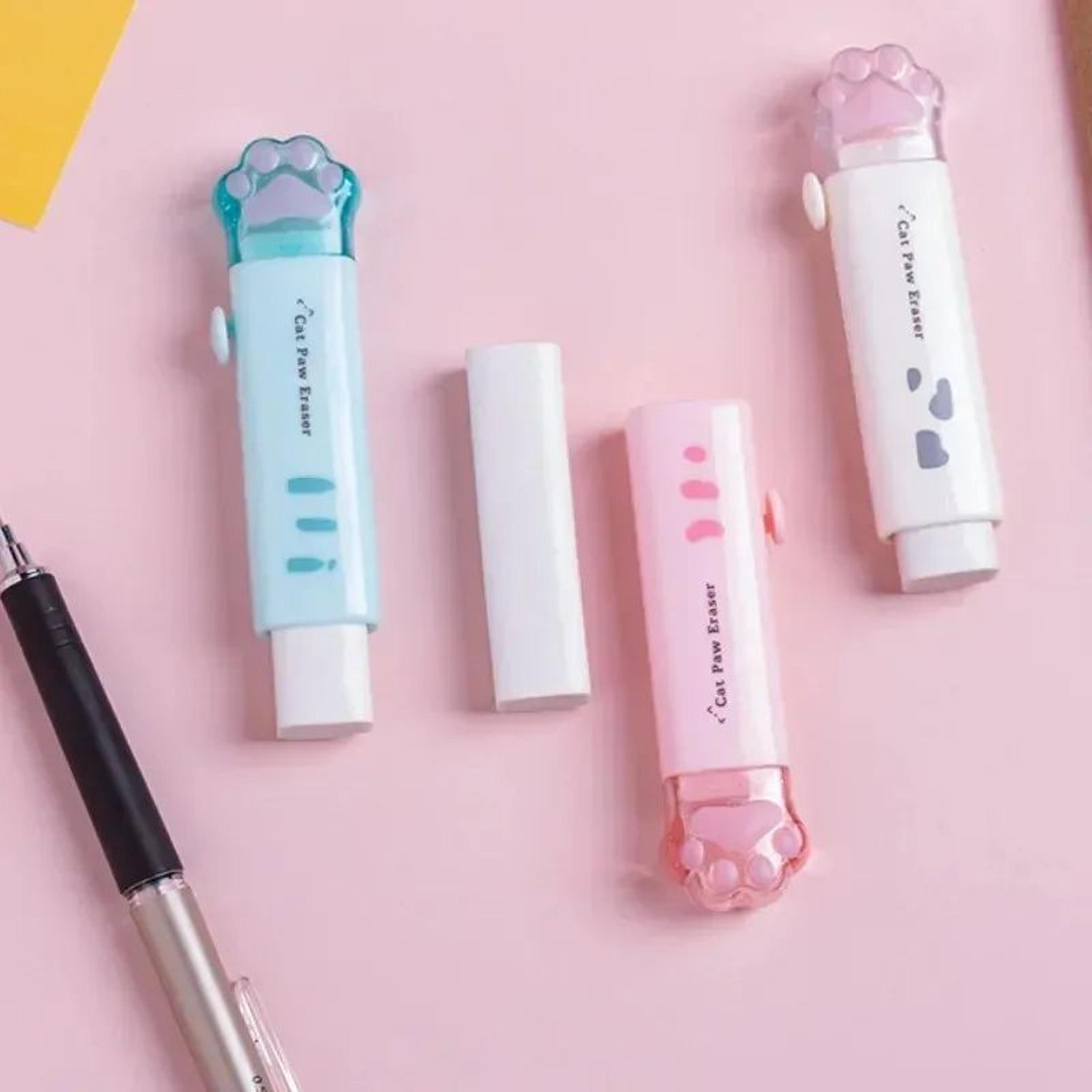 Retractable Cat Paw Pencil Eraser 5