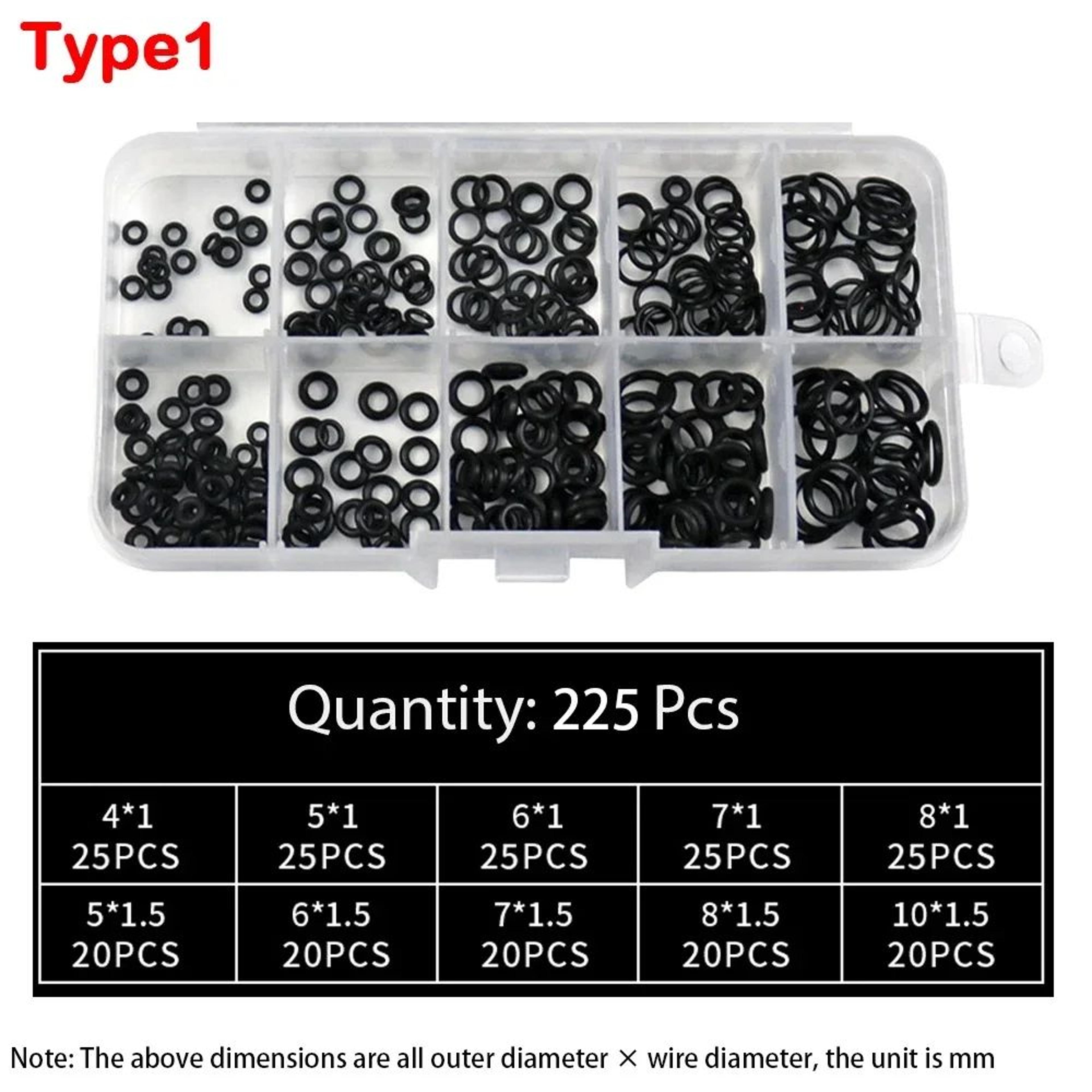 Nitrile Rubber O Ring Repair Set 6