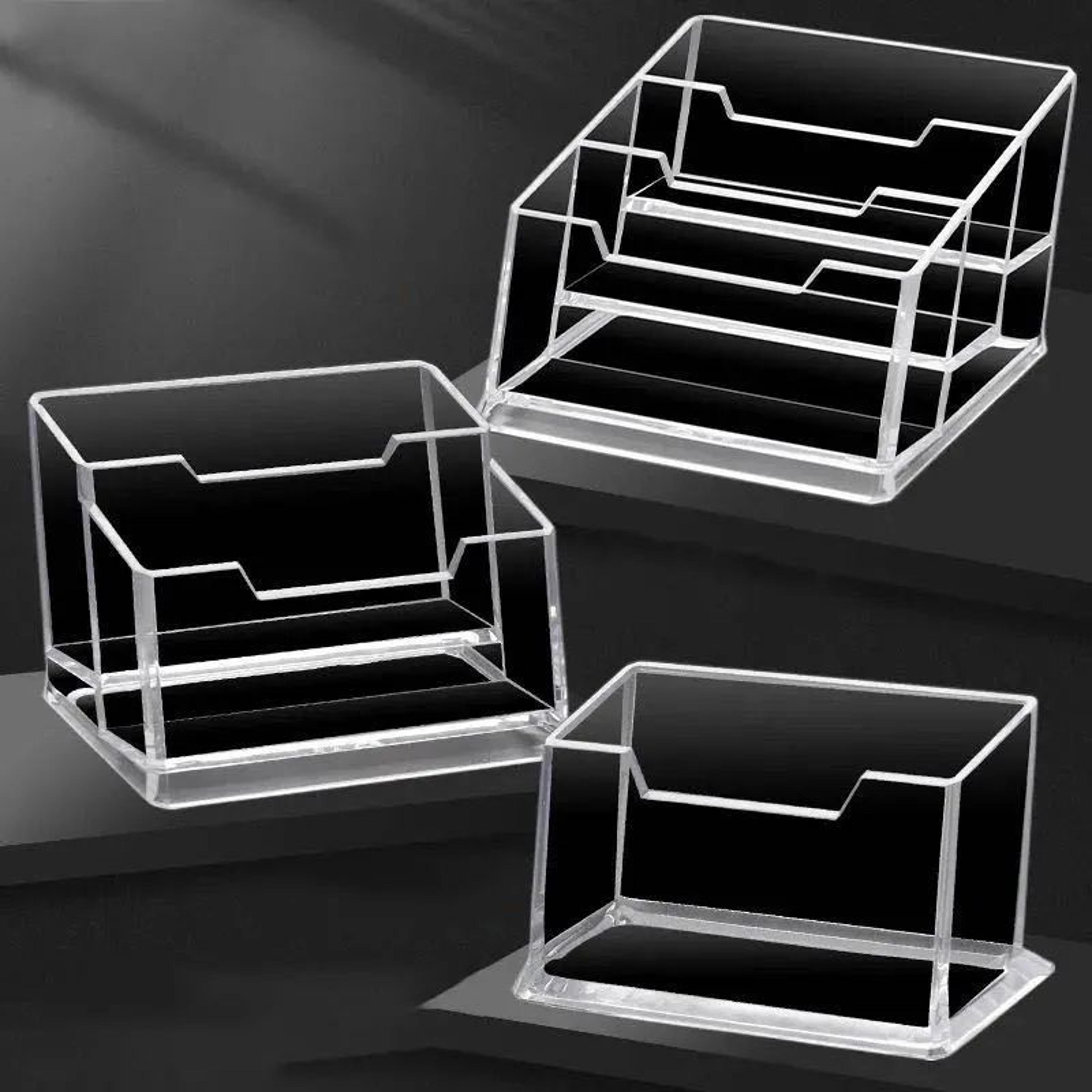 Clear Acrylic Desktop Card Holder 0
