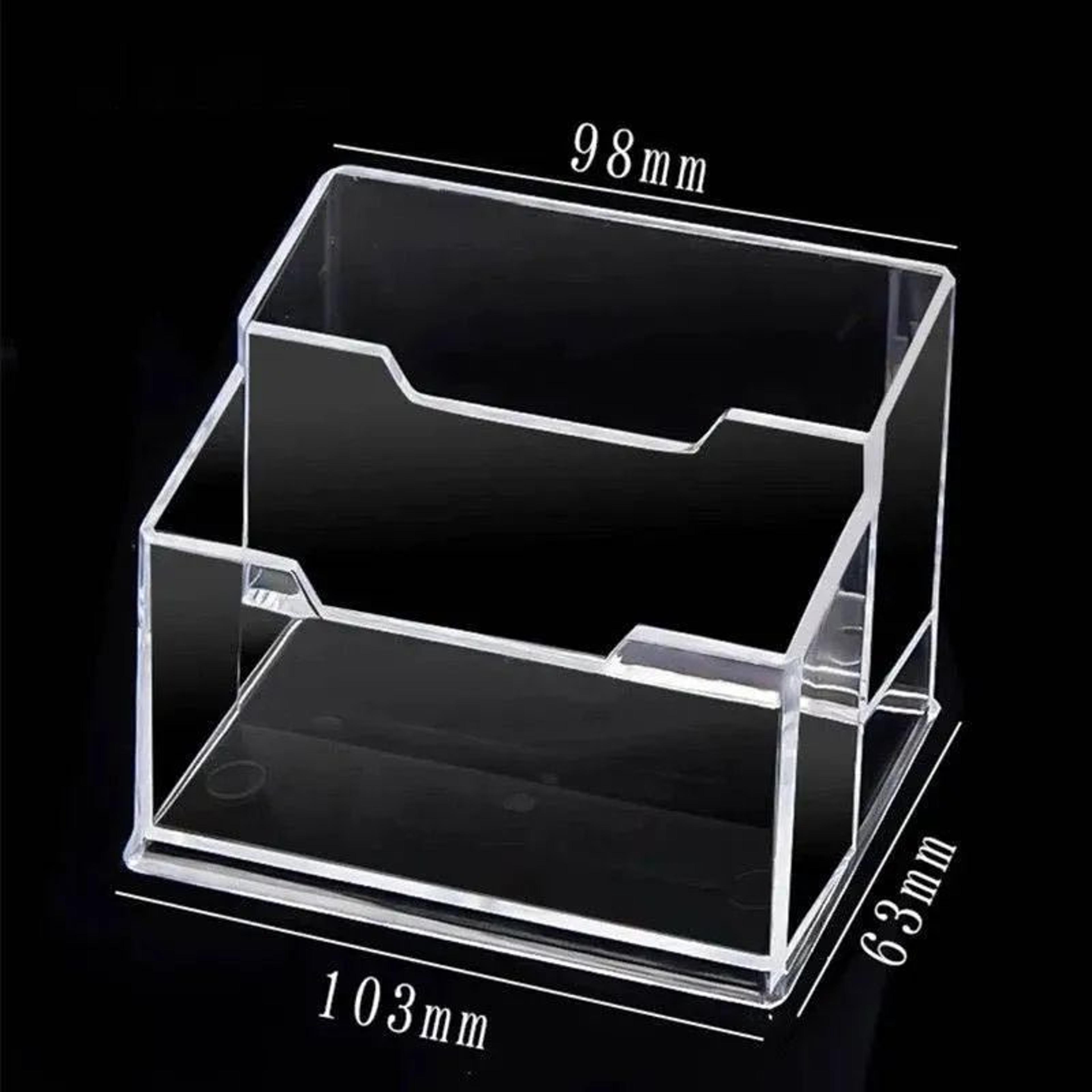 Clear Acrylic Desktop Card Holder 1