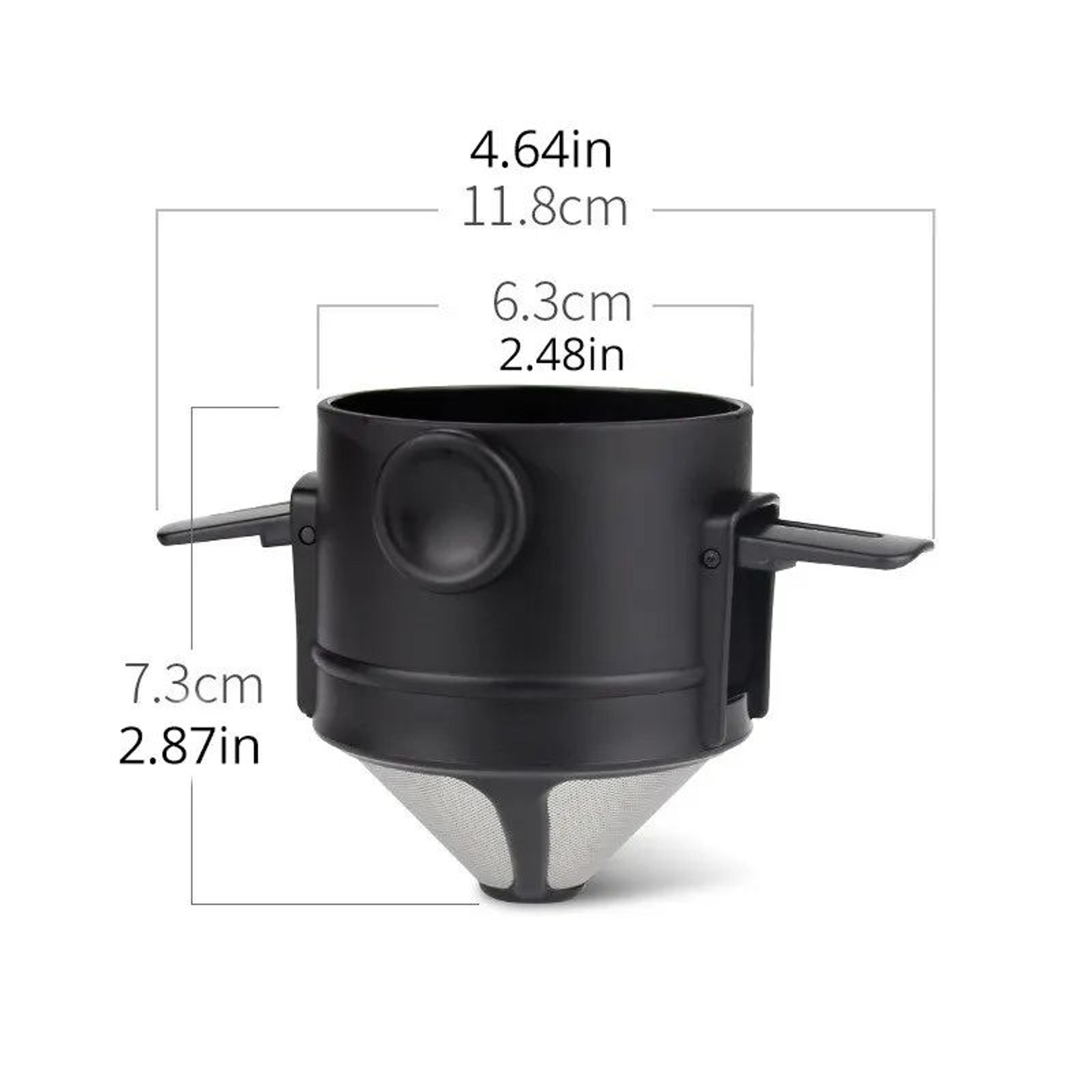 Collapsible Stainless Steel Coffee Dripper 0