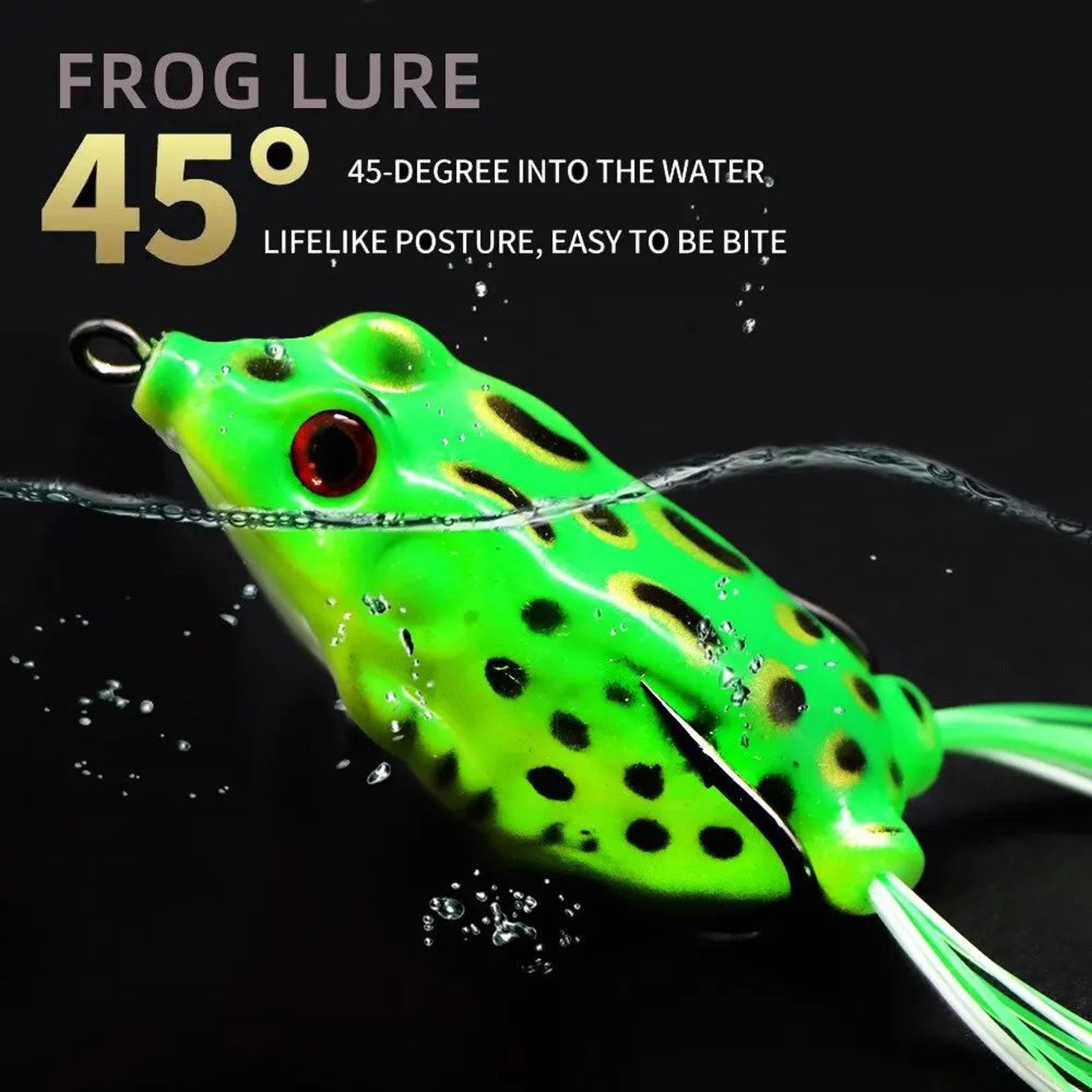 2 Piece Soft Frog Topwater Fishing Lures 2