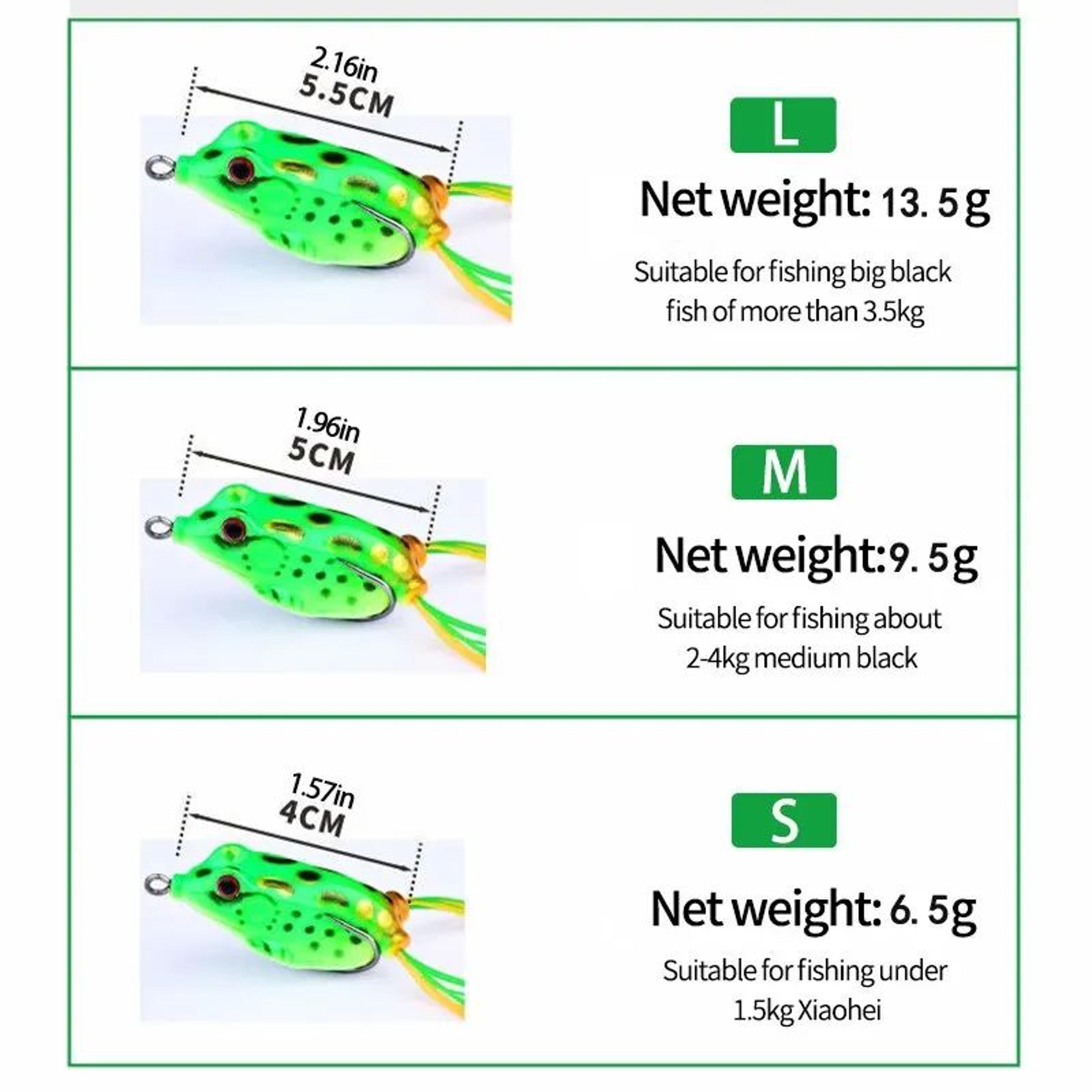 2 Piece Soft Frog Topwater Fishing Lures 5