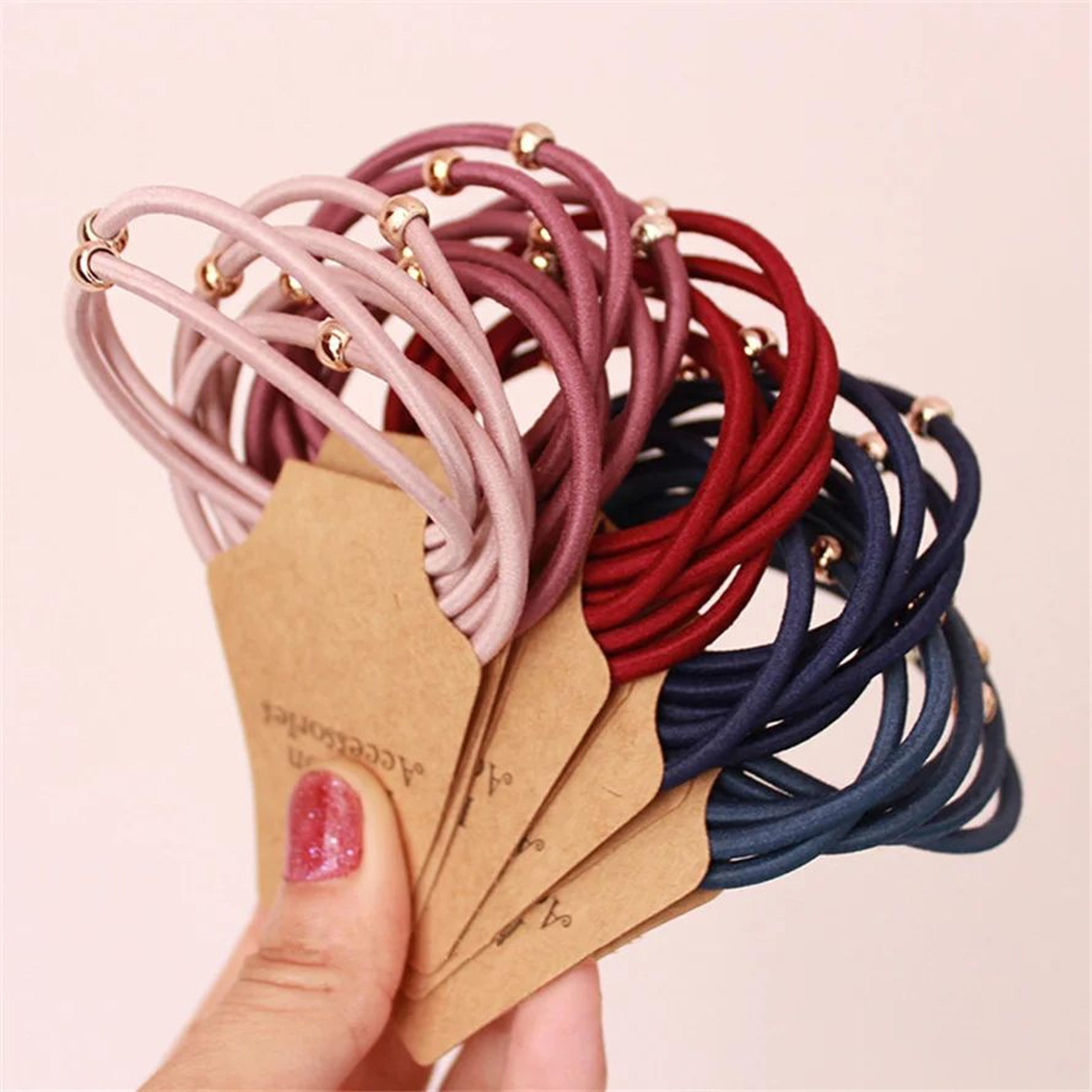 6 Piece Organza Scrunchie Hair Tie Set 3