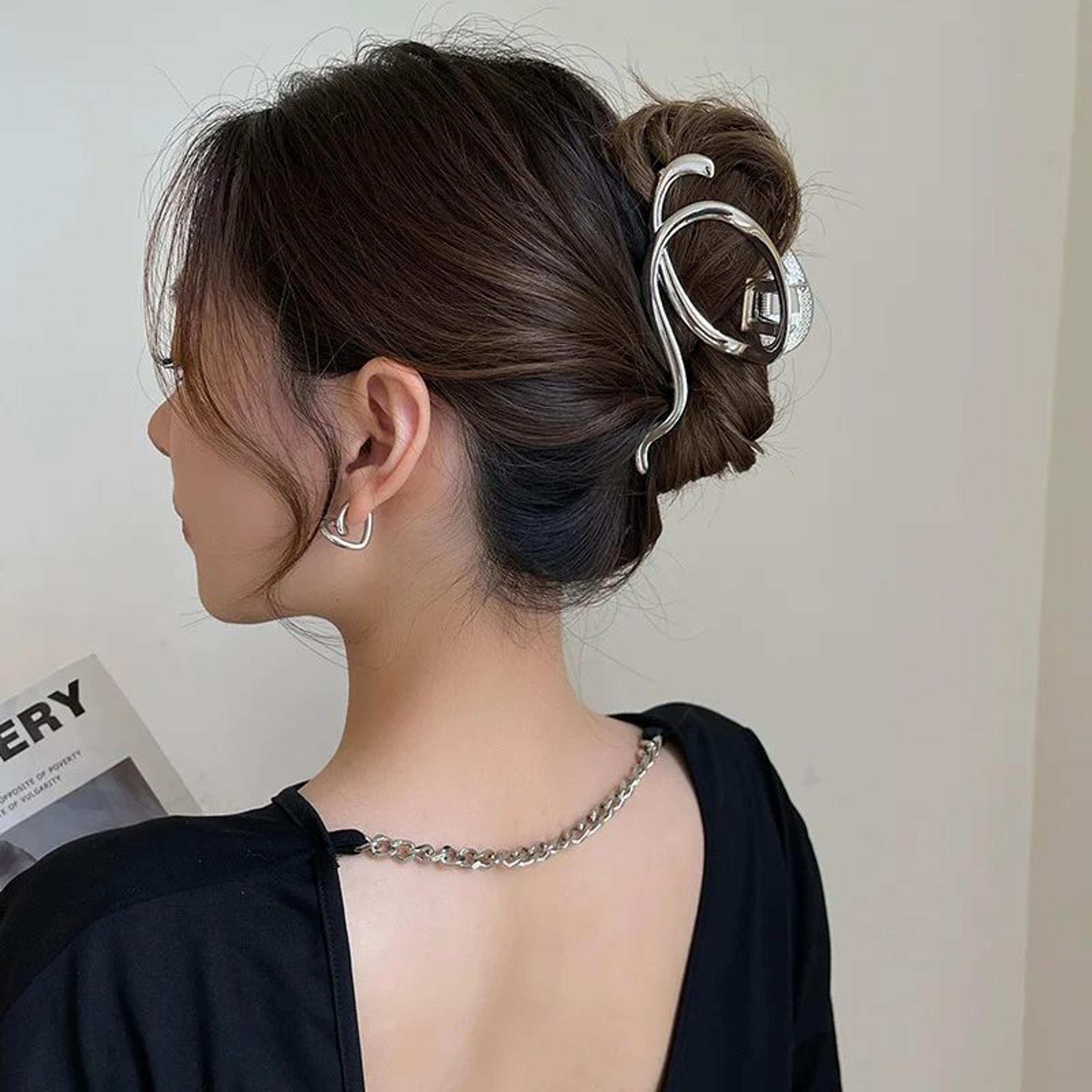 Irregular Metal Statement Hair Clip 6
