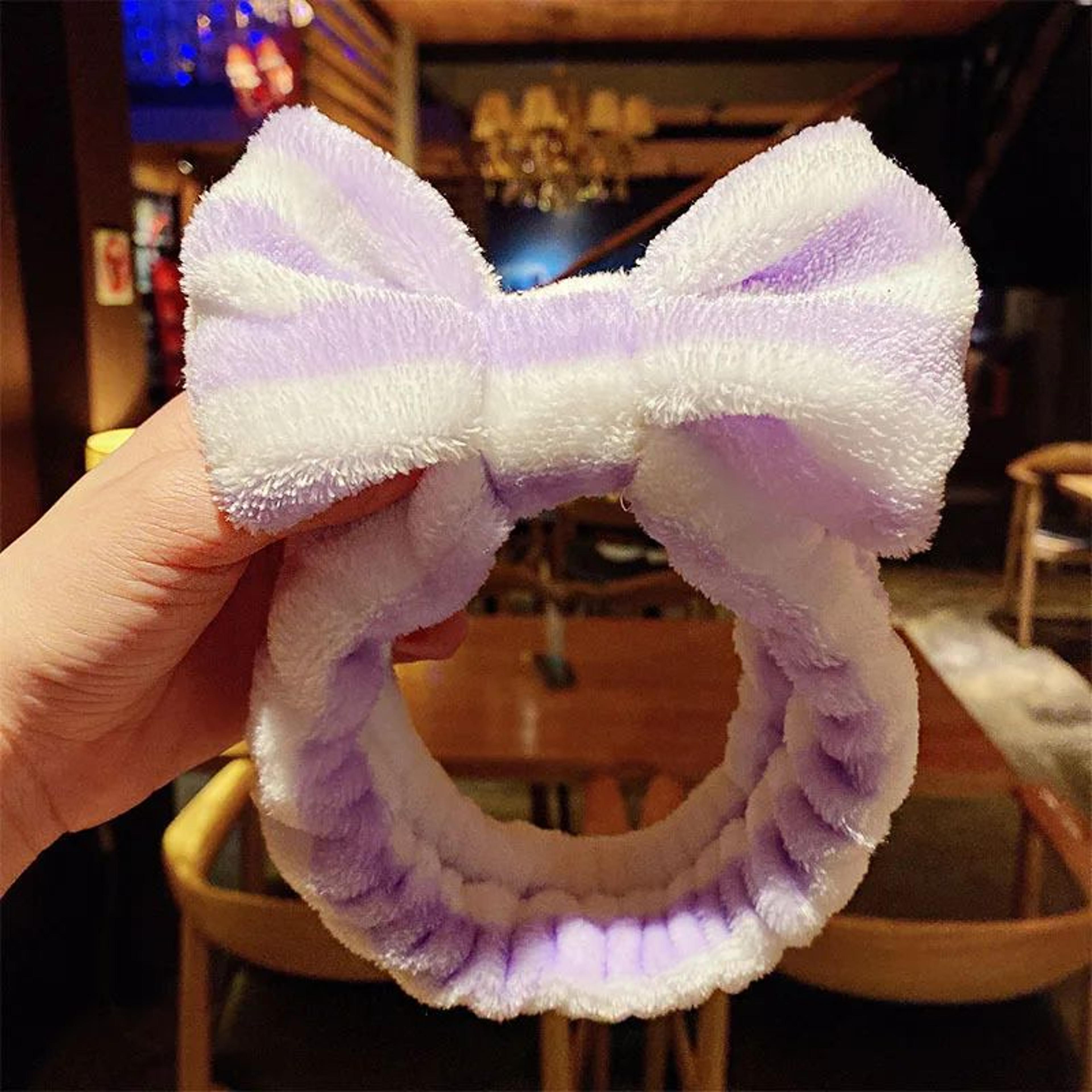 Soft Fleece Bow Spa Headband 27