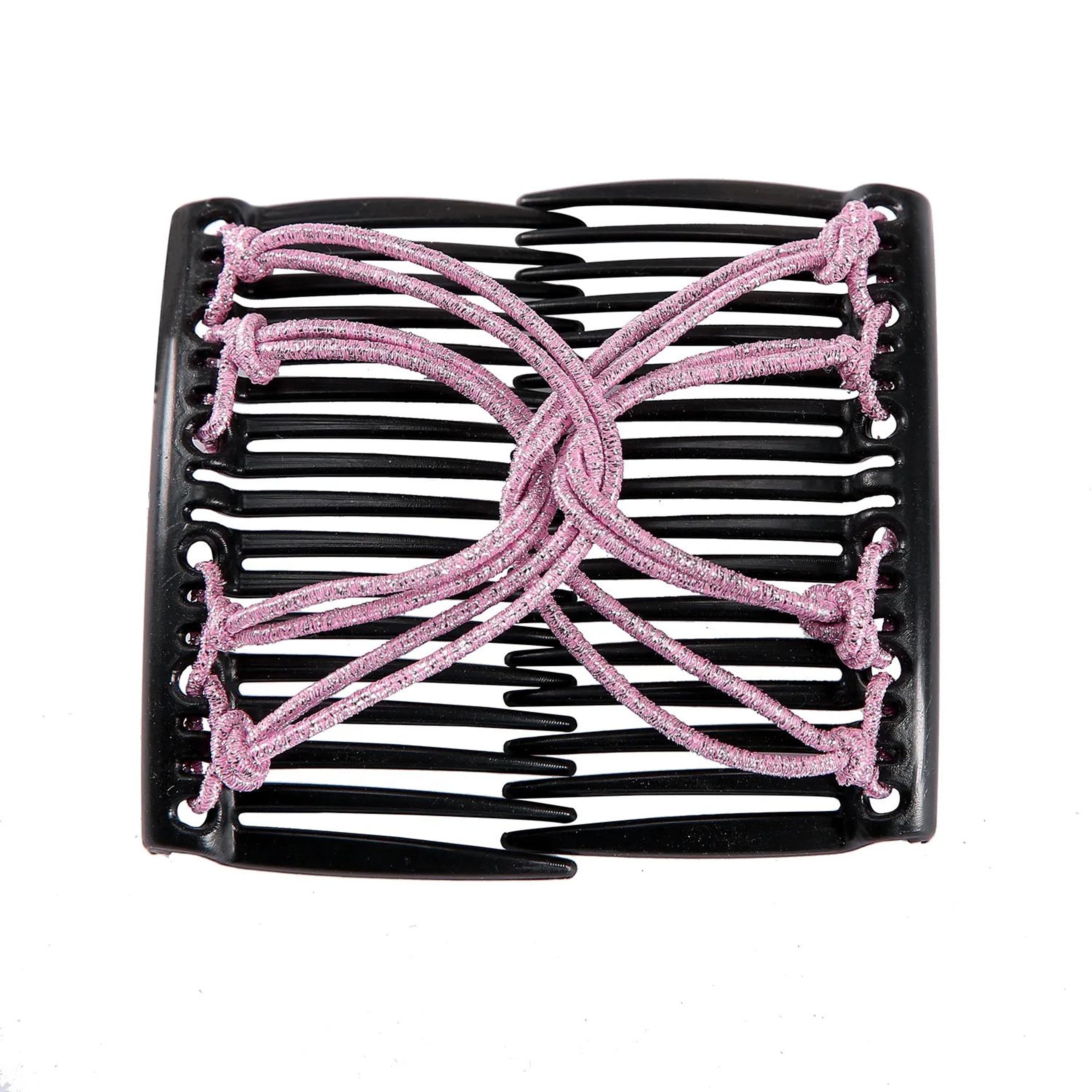 Vintage Elastic Double Hair Comb Clip 12
