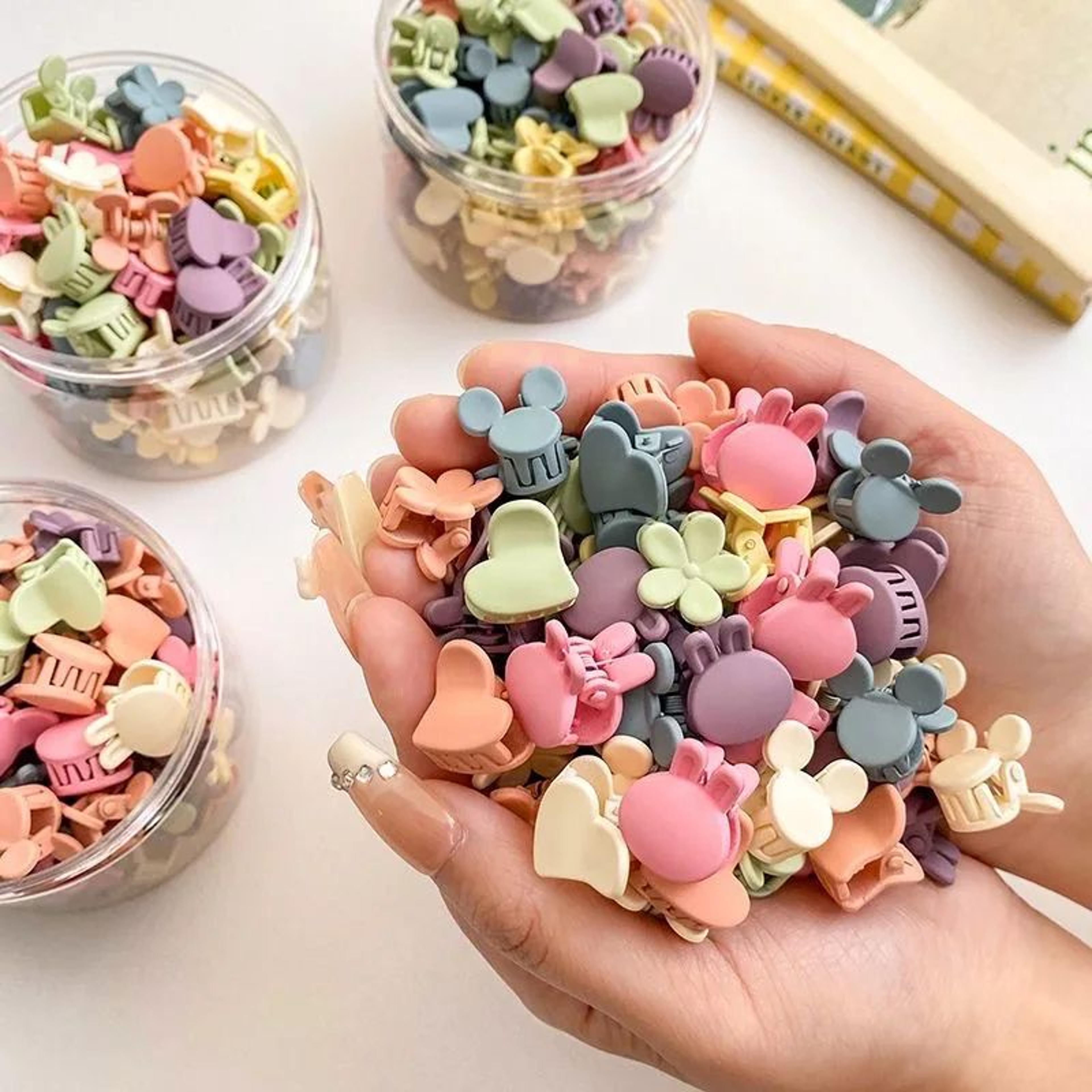 50 Piece Mini Rabbit Hair Claw Set 2