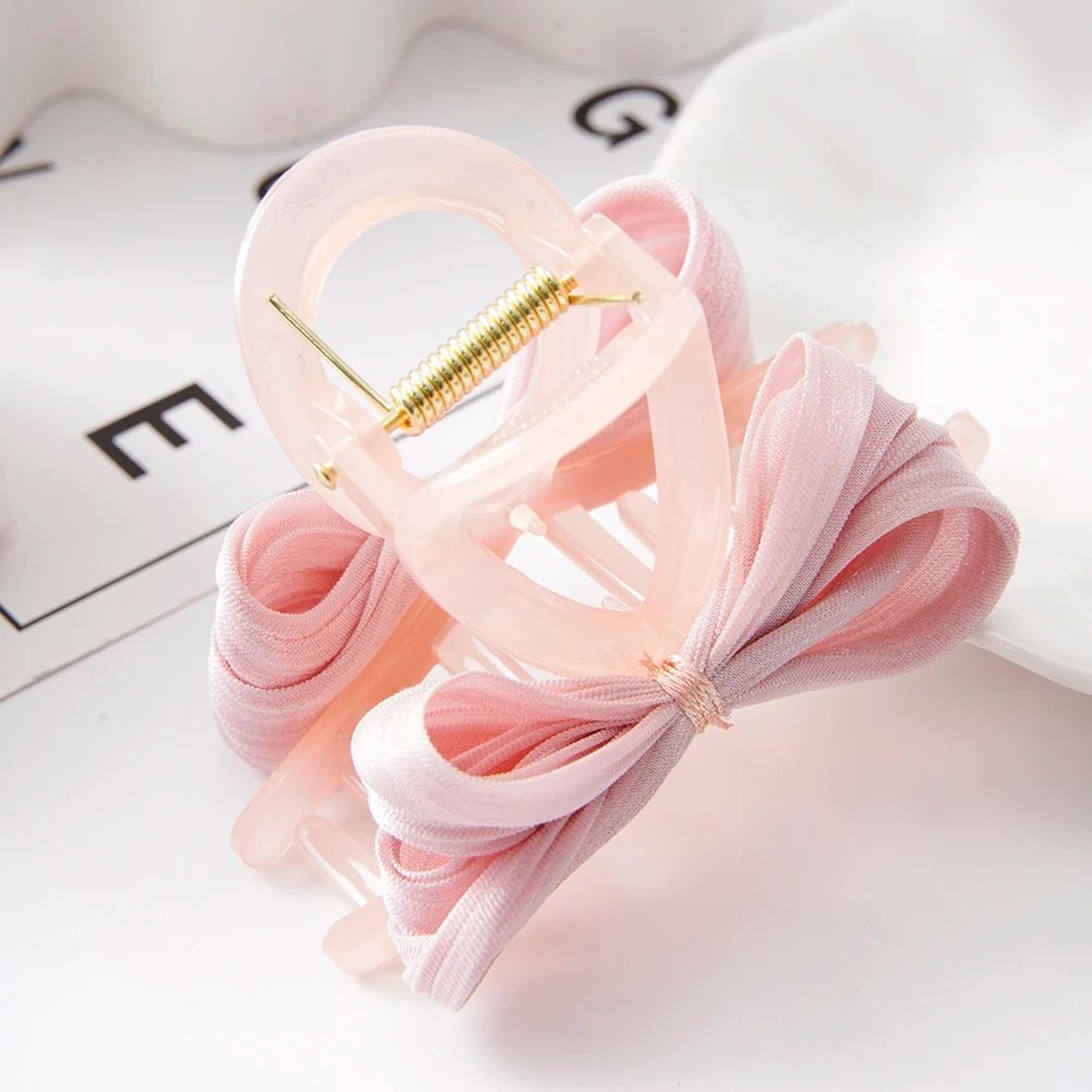 Elegant Ribbon Bow Hair Claw 8