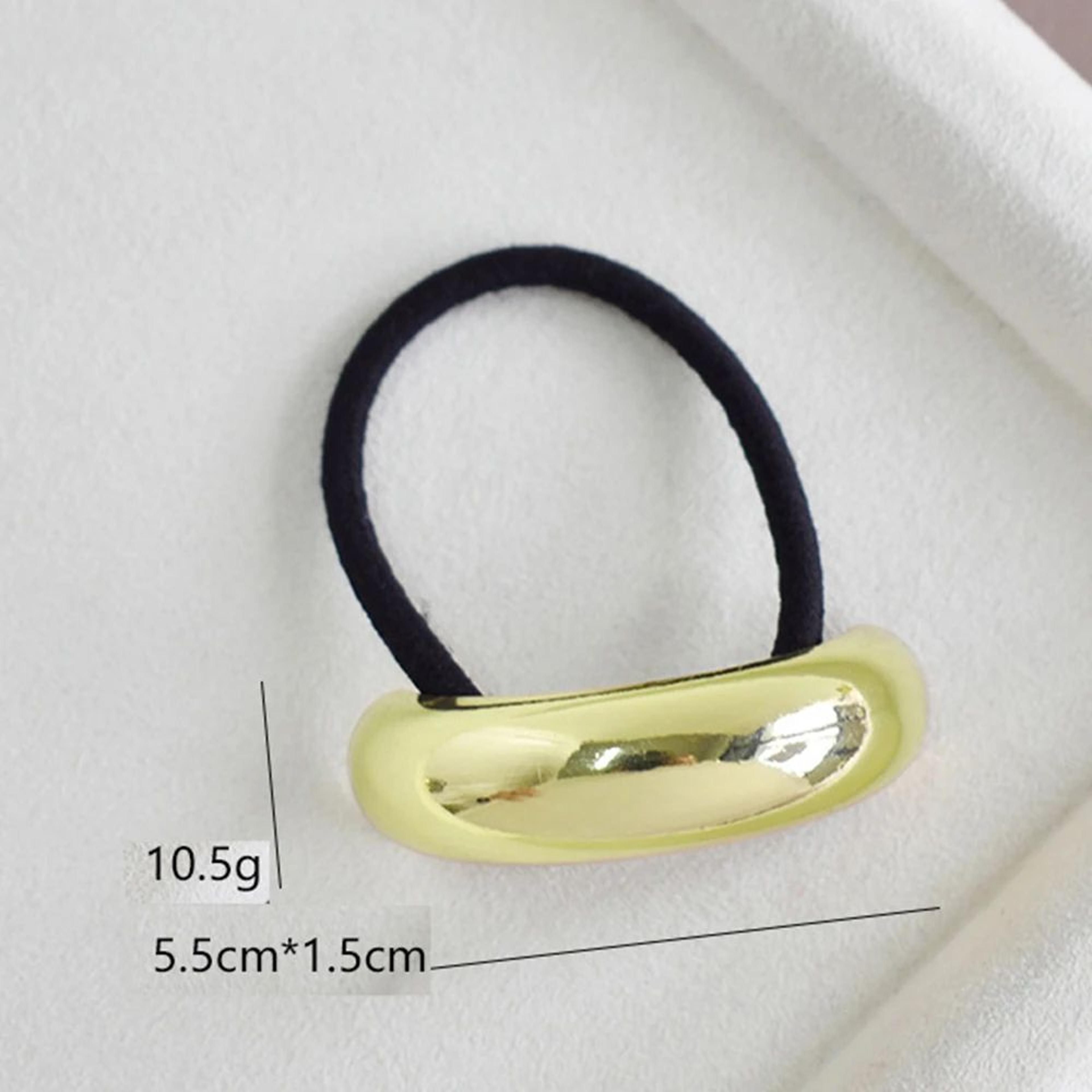 Double Layer Metal Elastic Hair Tie 8