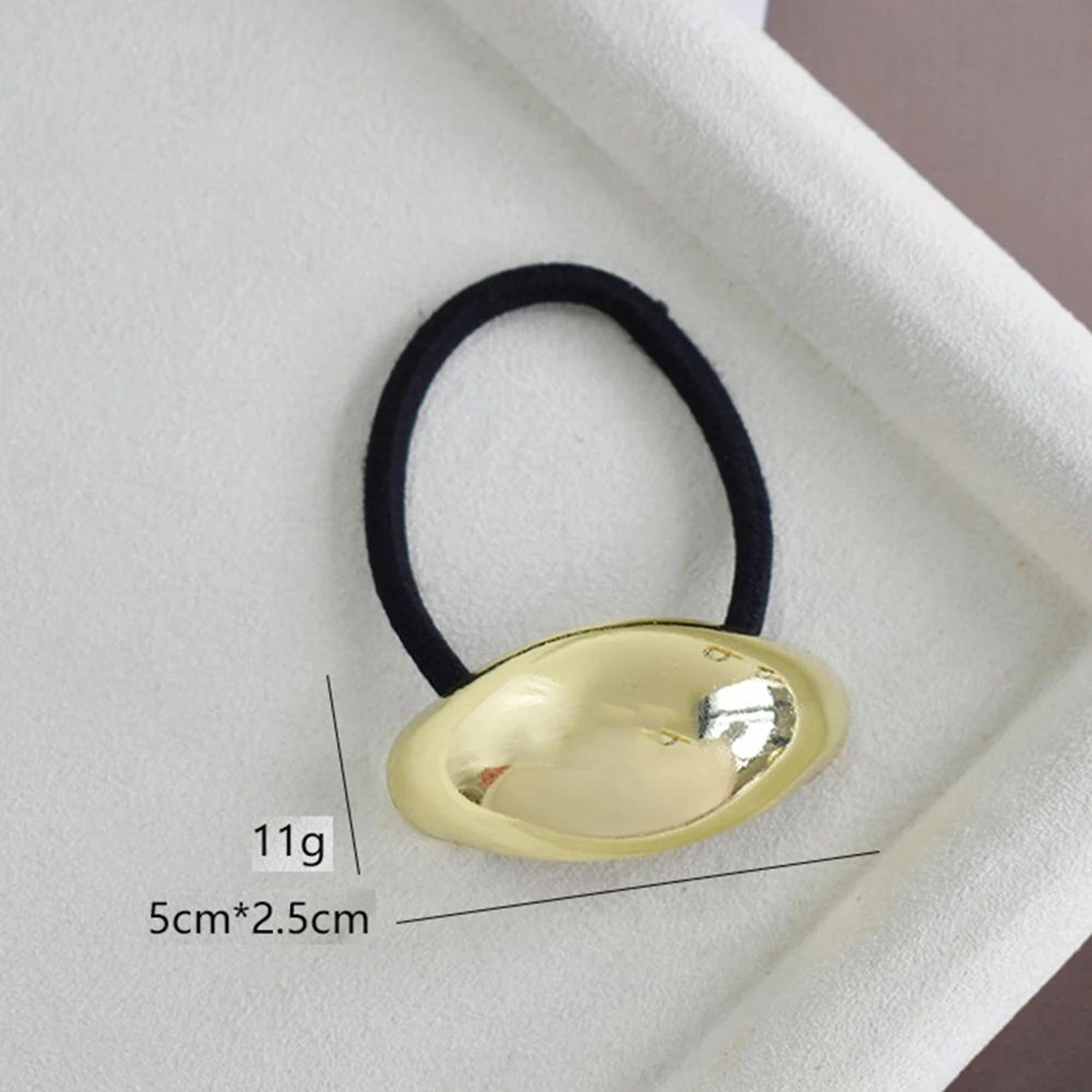 Double Layer Metal Elastic Hair Tie 11