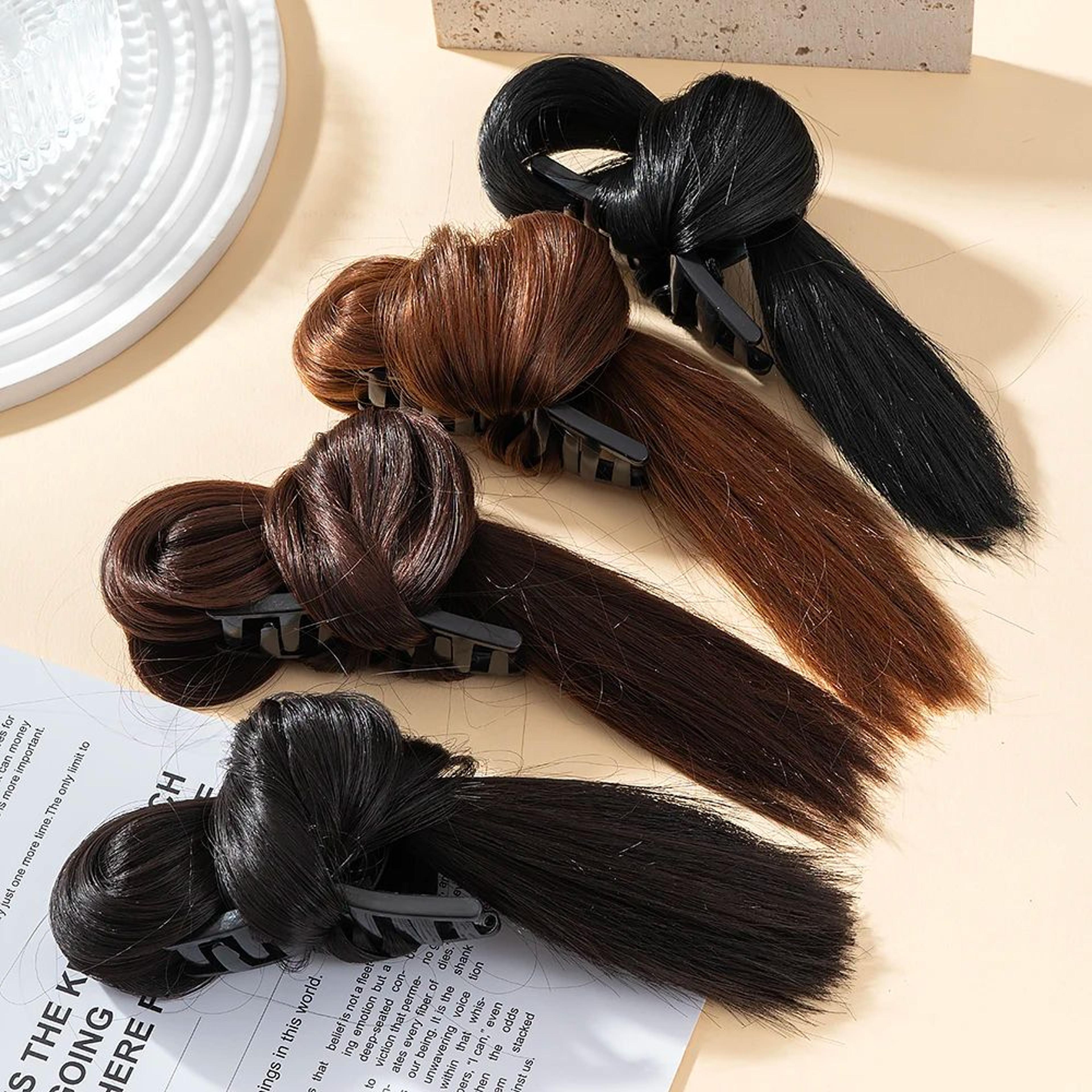 volumizing high ponytail hair claw