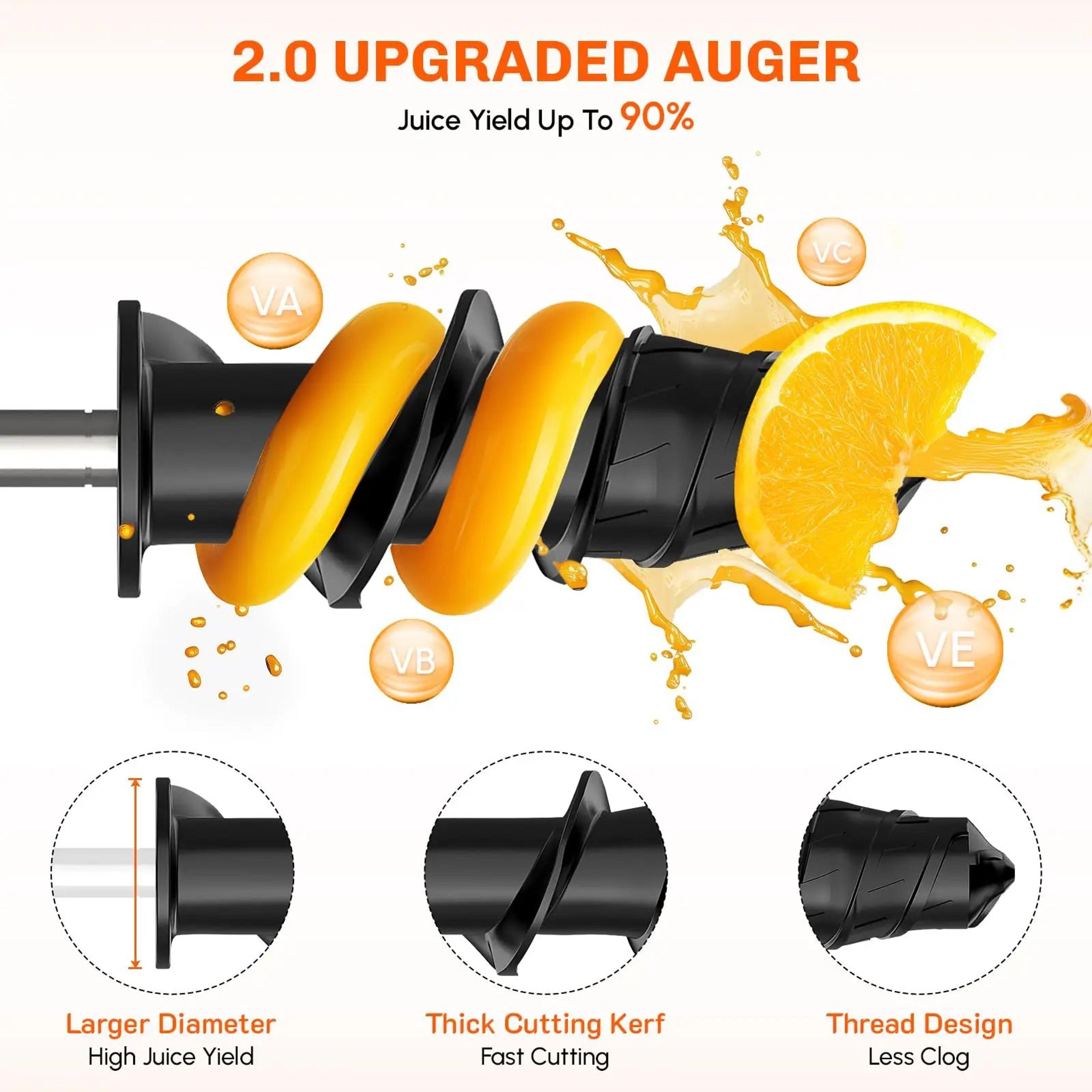 Slow Cold Press Juicer Stand Mixer Attachment 2