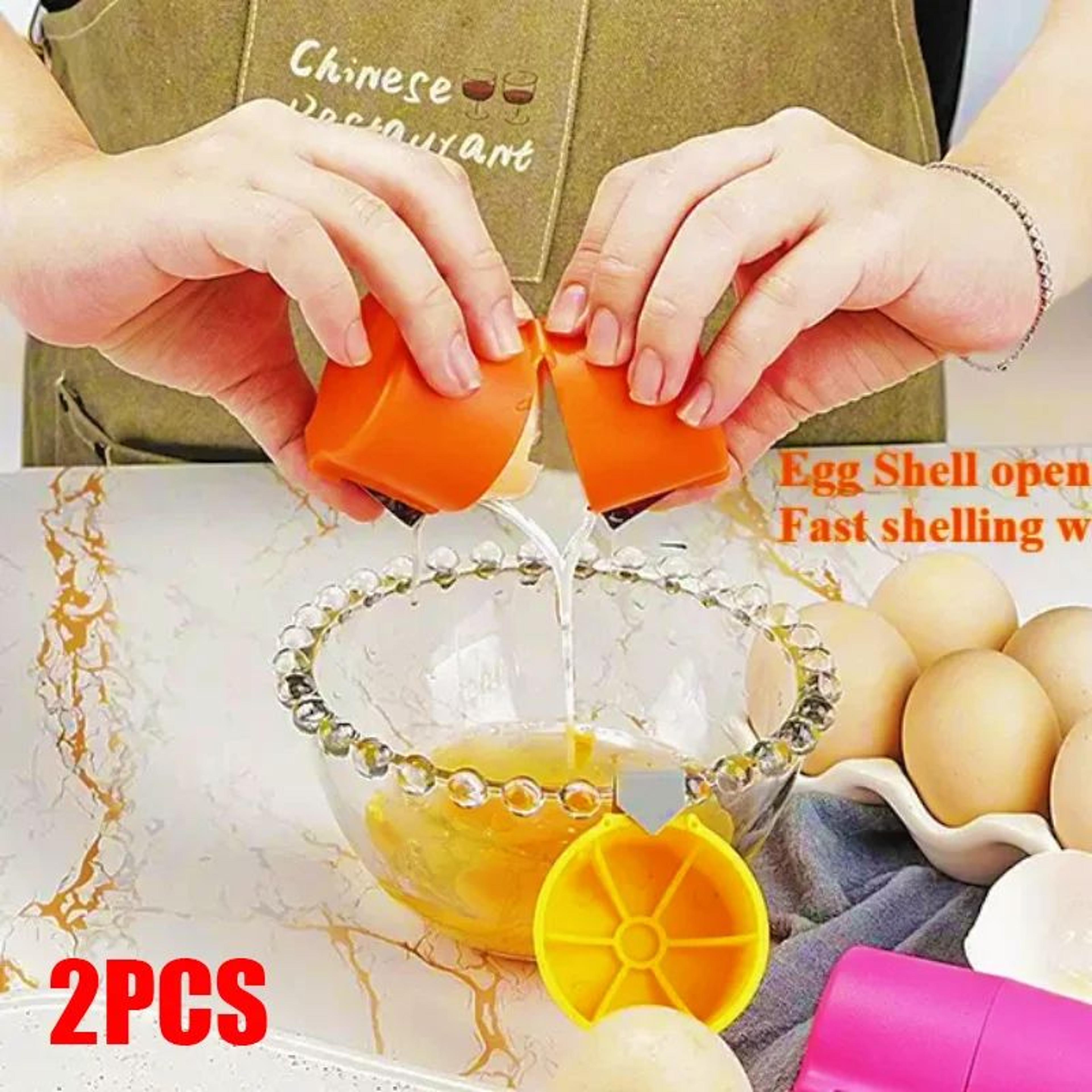 multifunctional egg cracker and shell opener
