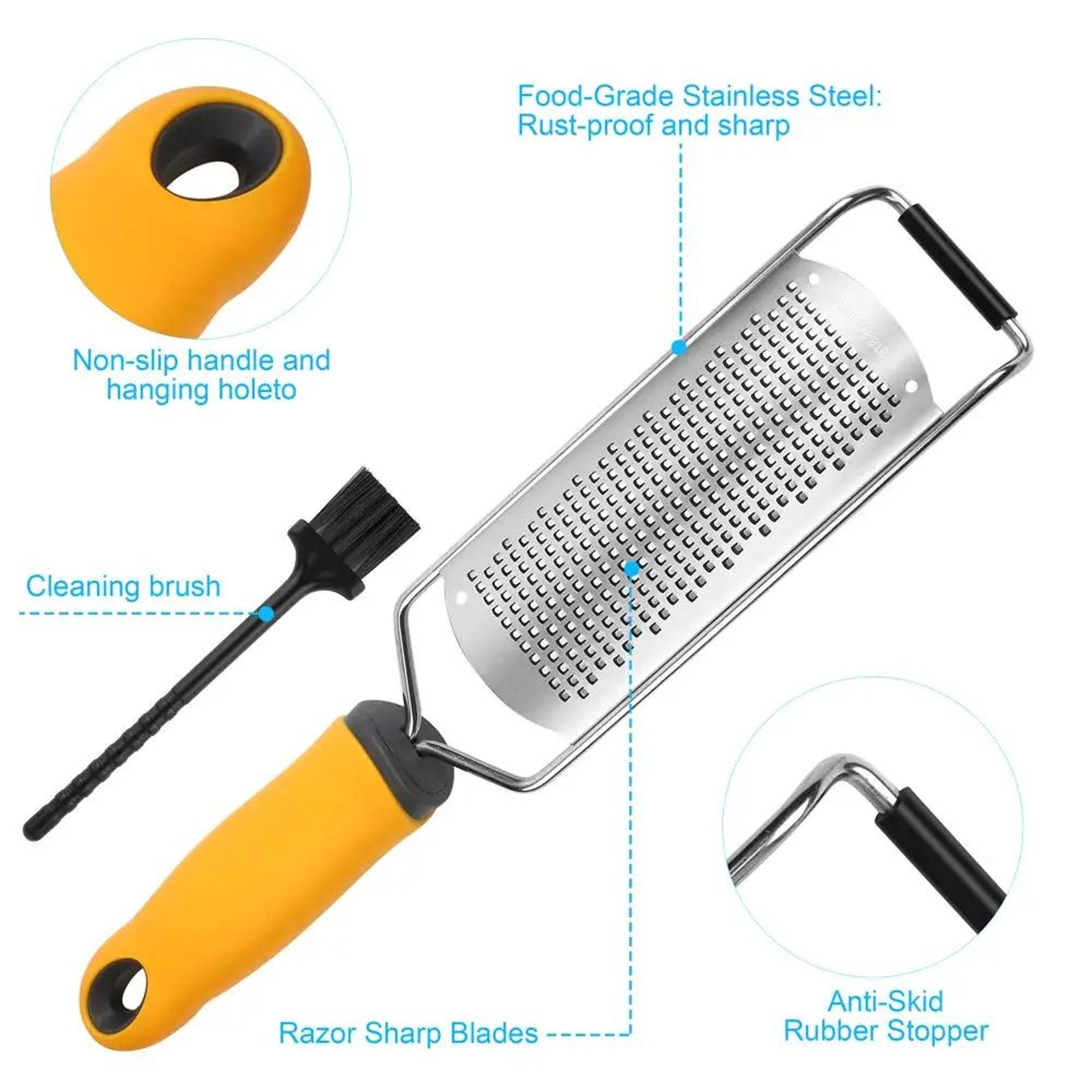 Stainless Steel Lemon Zester And Cheese Grater 3