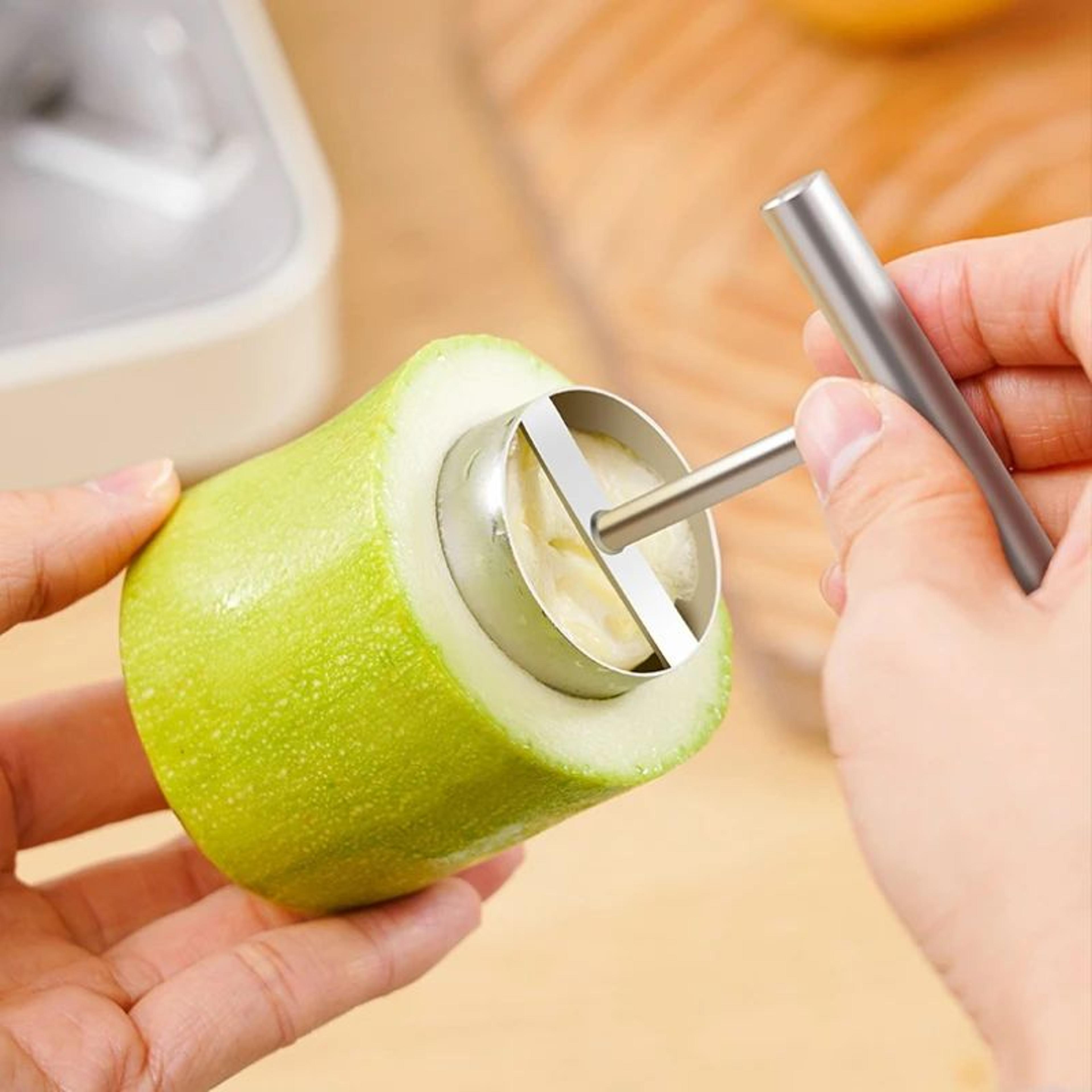 Stainless Steel Apple Corer And Fruit Core Remover 4