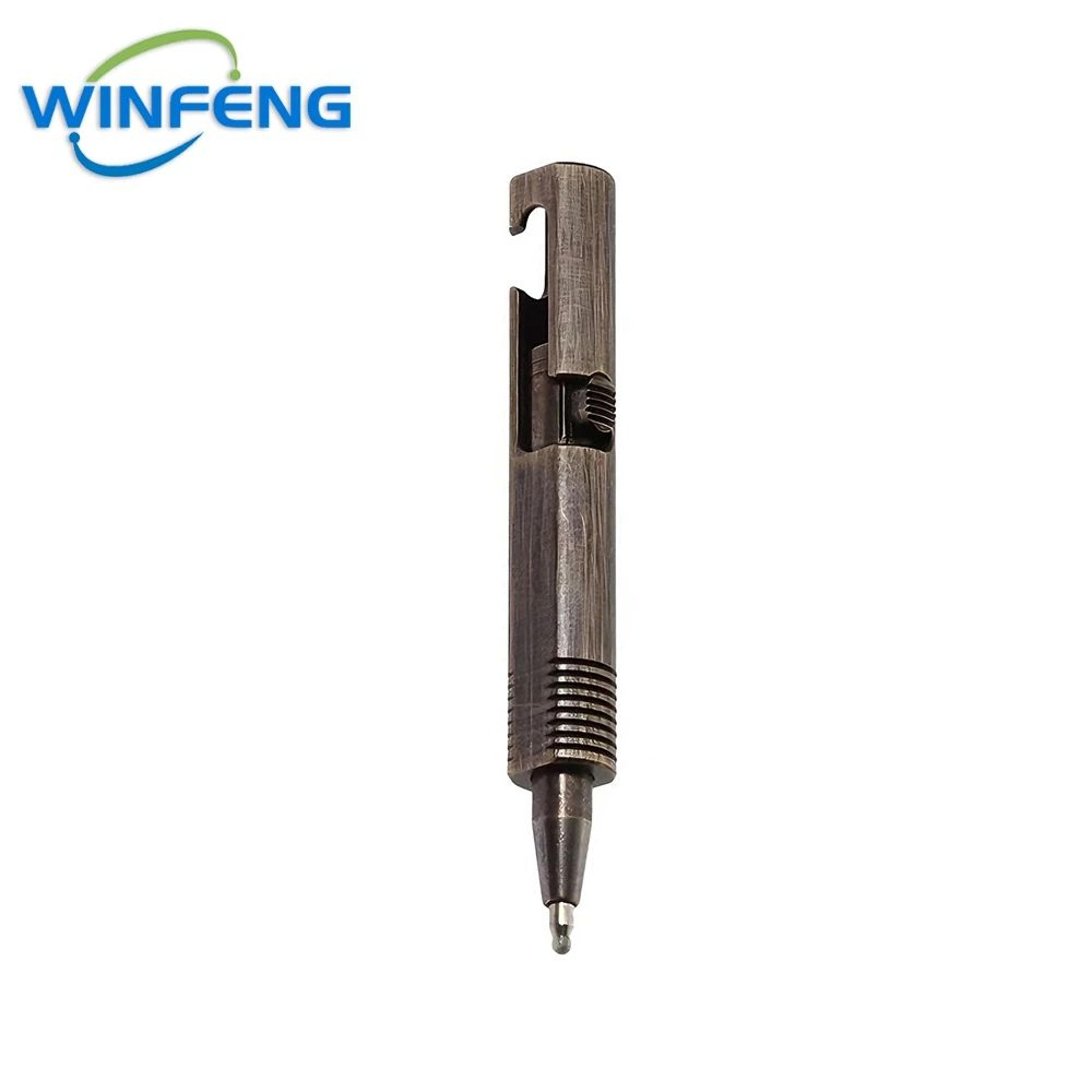 Mini Brass Bolt Action Ballpoint Pen 7