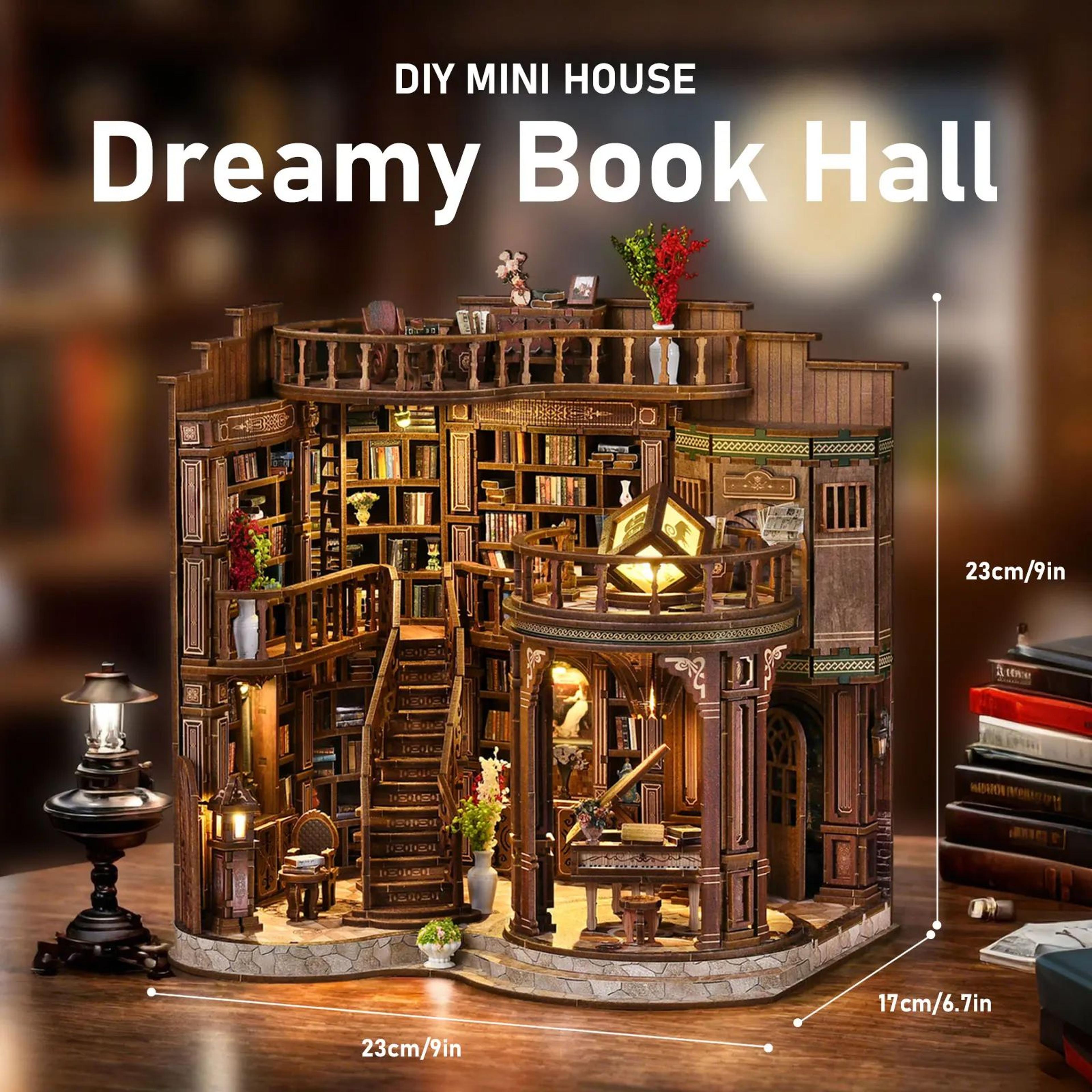 DIY Miniature Book House Model Kit 2