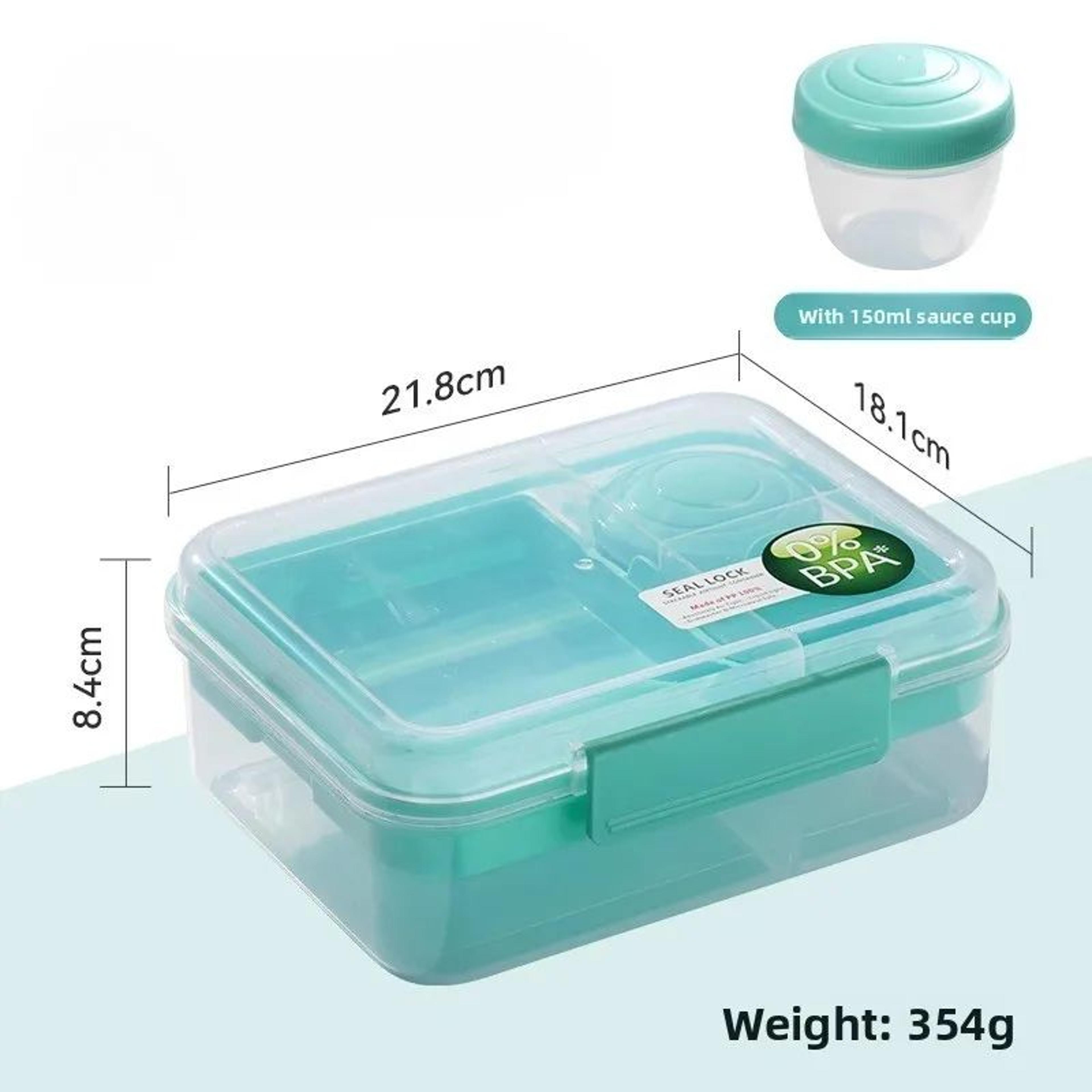 1600ml Double Compartment Leakproof Bento Lunch Box 6